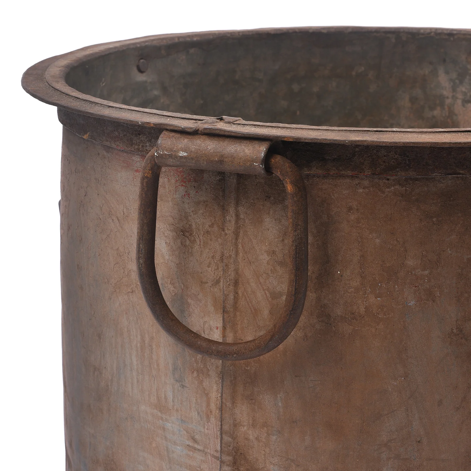 Vintage Galvanised Water Pot Planter - Image 4