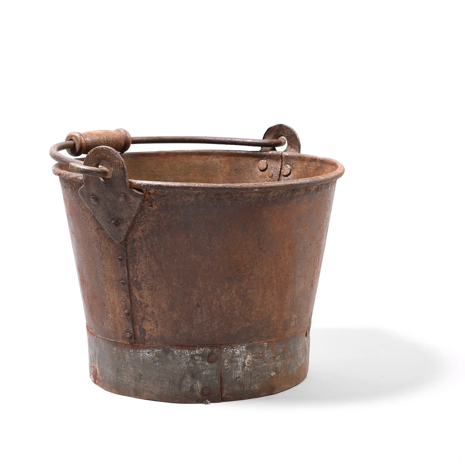 Vintage Galvanized Iron Bucket - Ca 1950 - Image 2