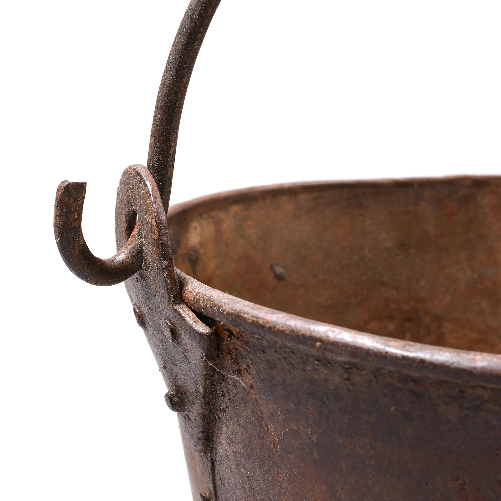 Vintage Galvanized Iron Bucket - Ca 1950 - Image 6