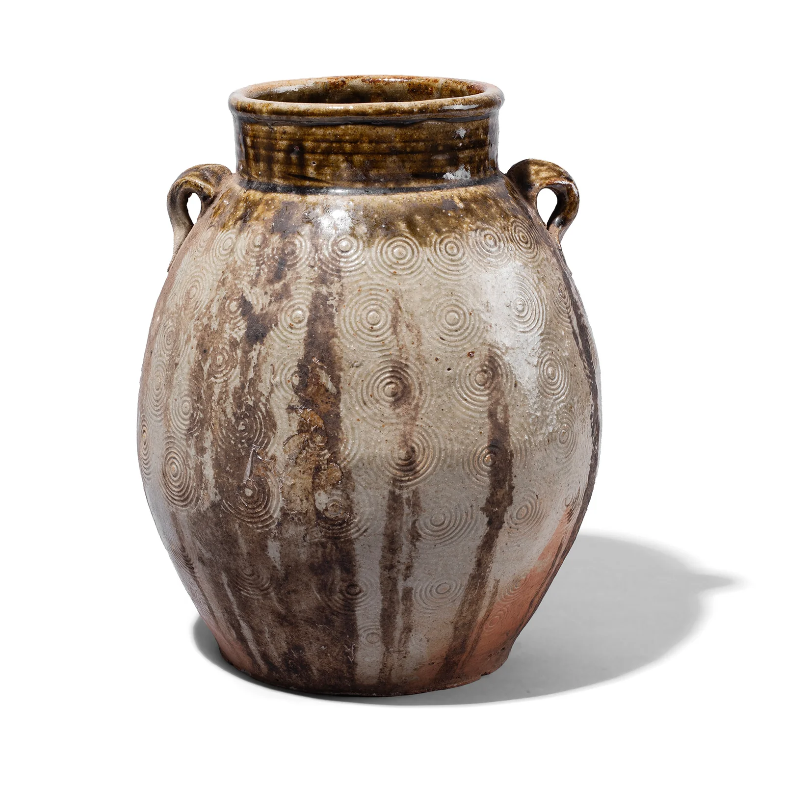 Vintage Glazed Earthenware Jar From Yunnan - Image 3