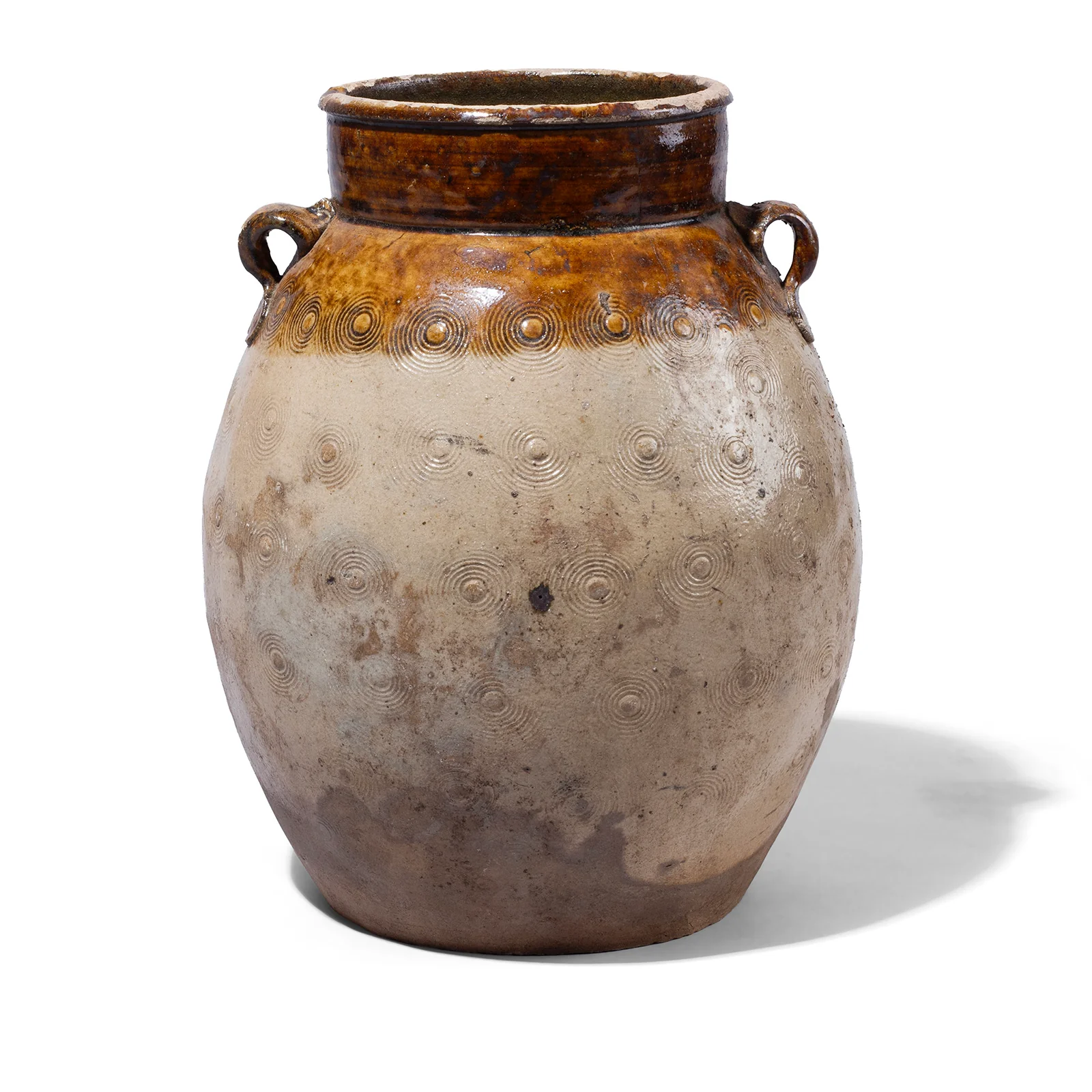 Vintage Glazed Earthenware Jar From Yunnan - Image 5
