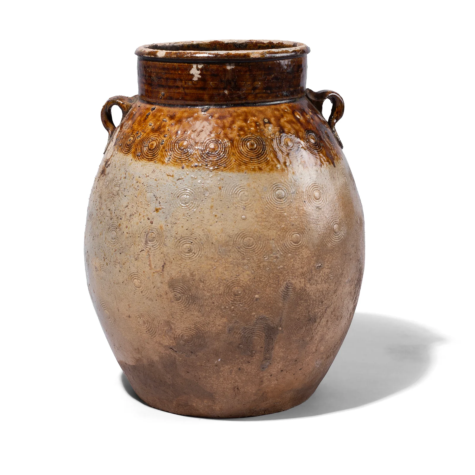 Vintage Glazed Earthenware Jar From Yunnan - Image 6