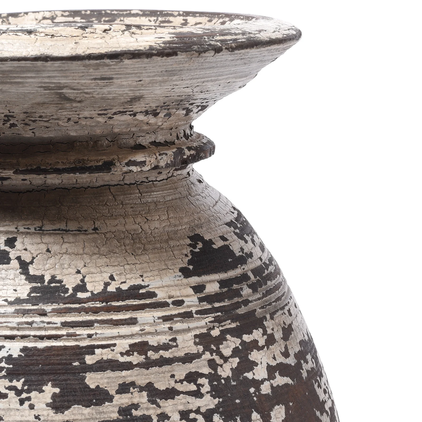 Vintage Painted Pot From Kullu - 1950's - Image 5