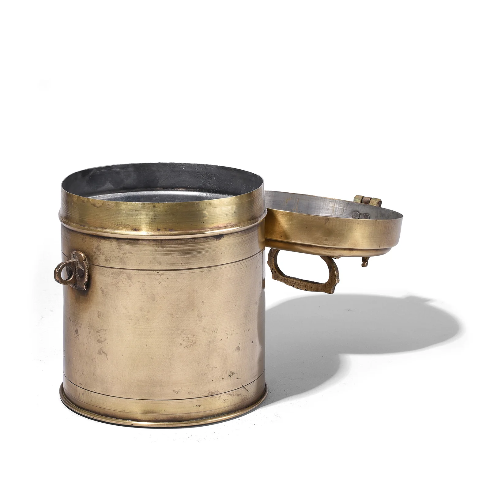 Vintage Brass Food Caddy From Bombay - Ca 1920 - Image 4