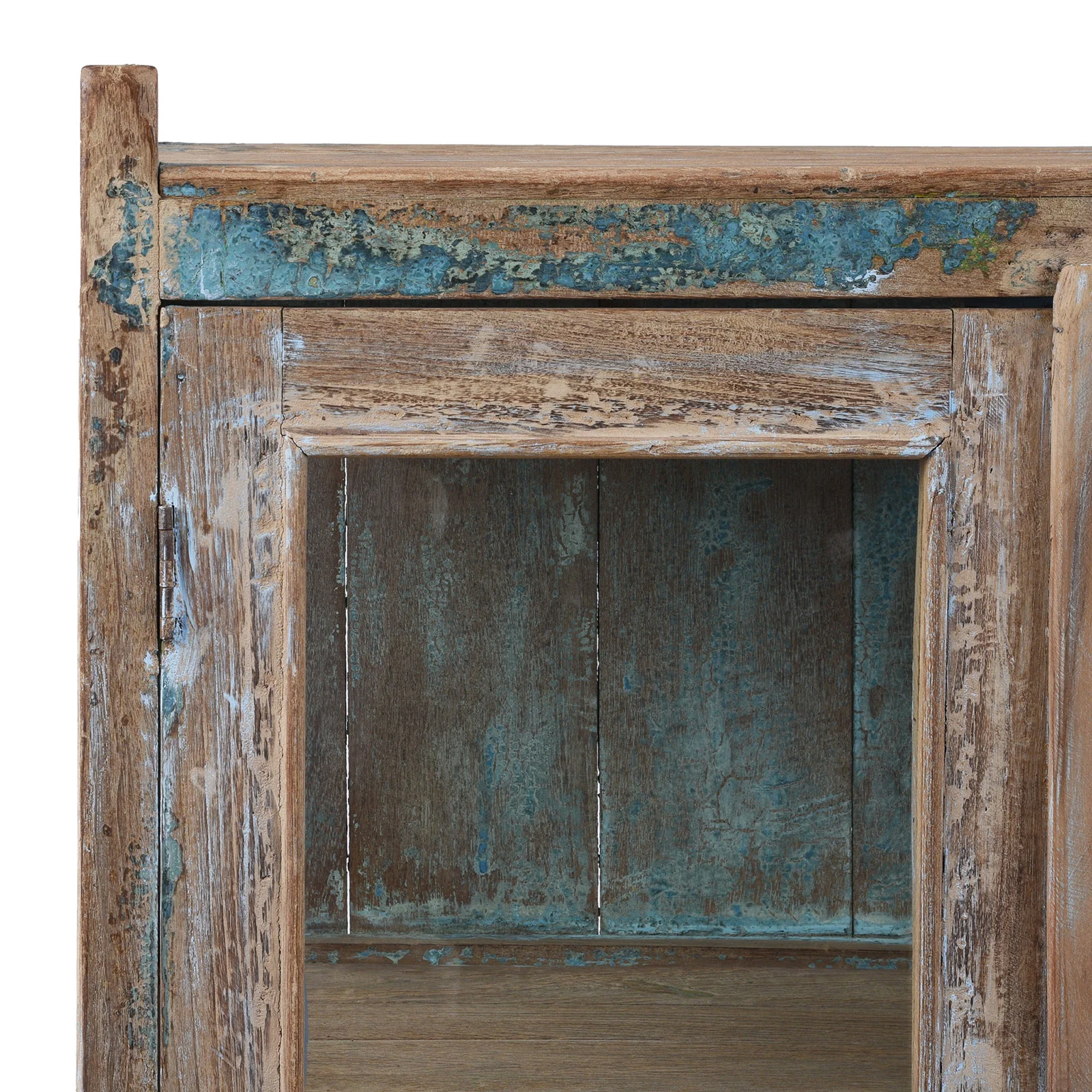Indian Painted Glazed Book Cabinet - Ca 1940 - Image 2