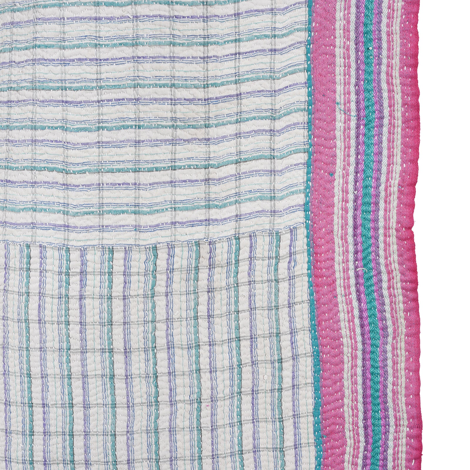 Vintage Bengali Kantha Throw - Image 4