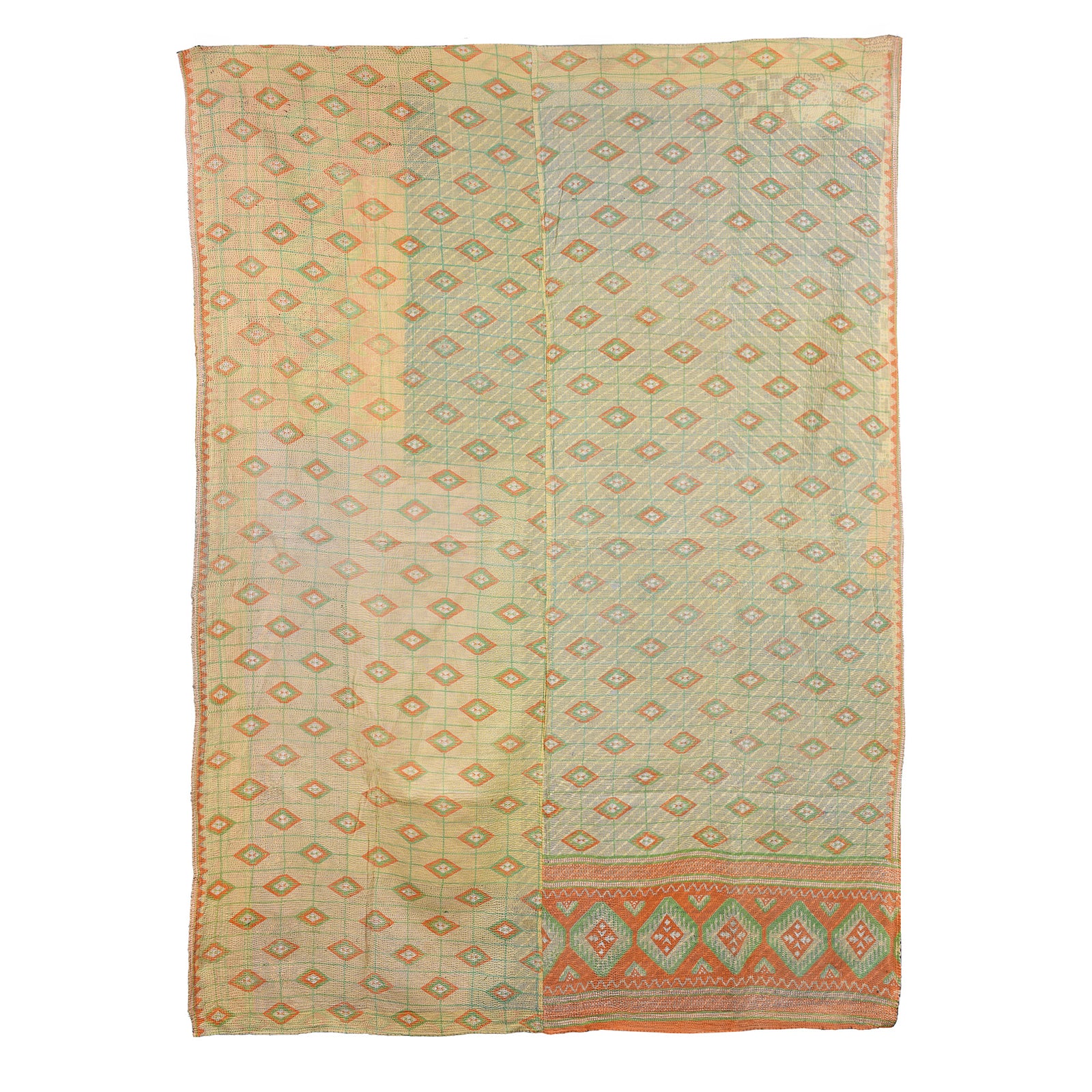 Vintage Bengali Kantha Throw