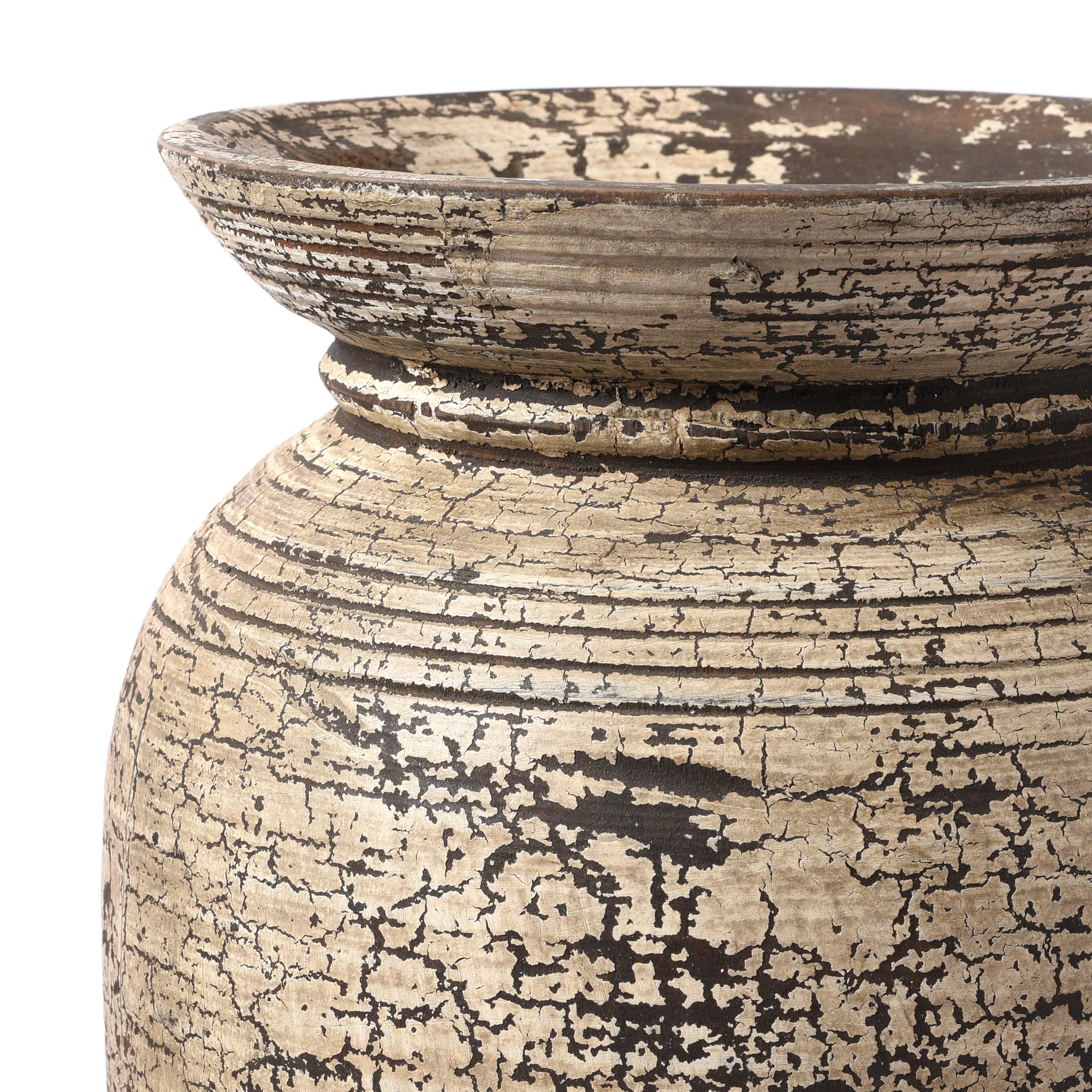 Vintage Painted Pot From Kullu - 1950's - Image 3