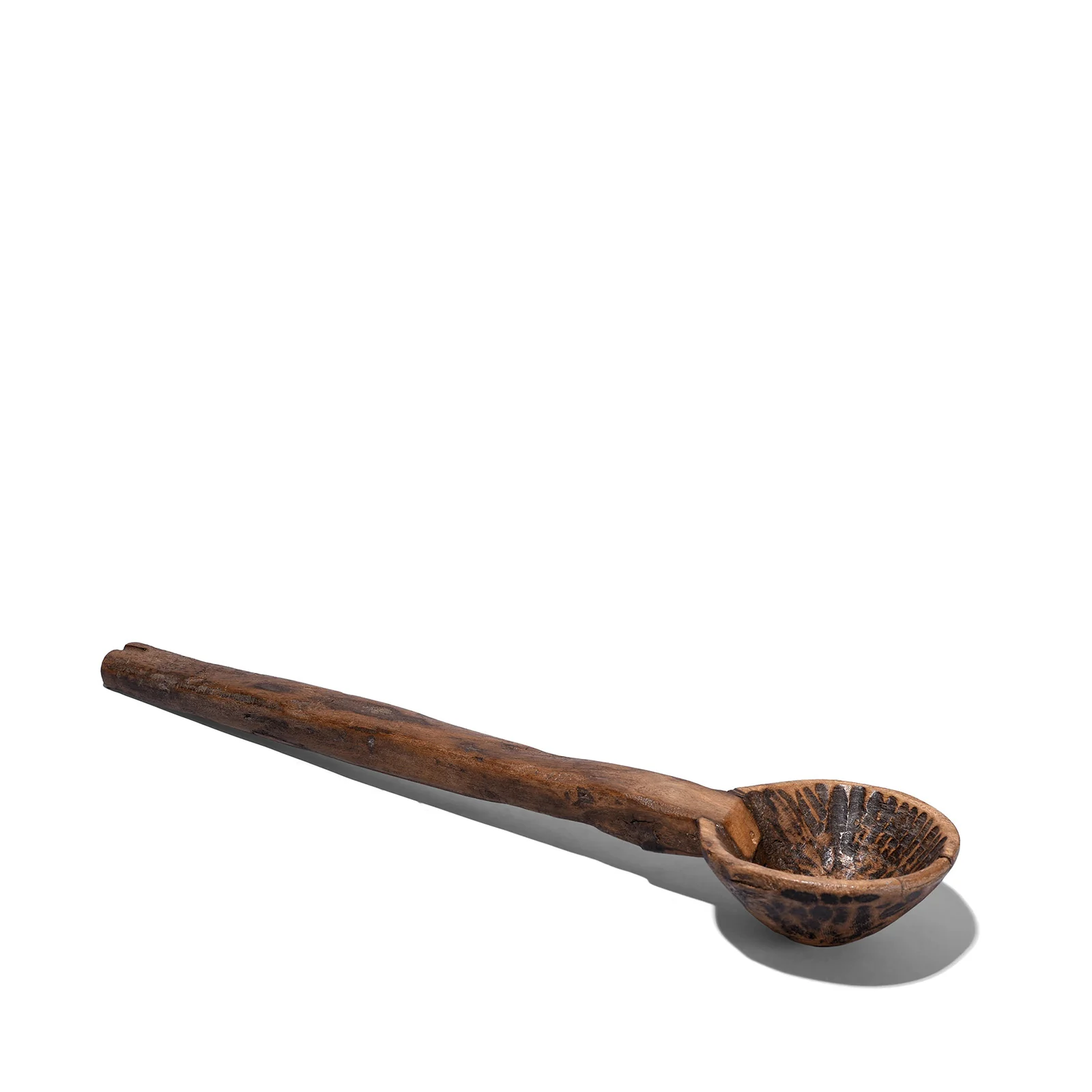 Vintage Wooden Spoon From Banswara - Rajasthan