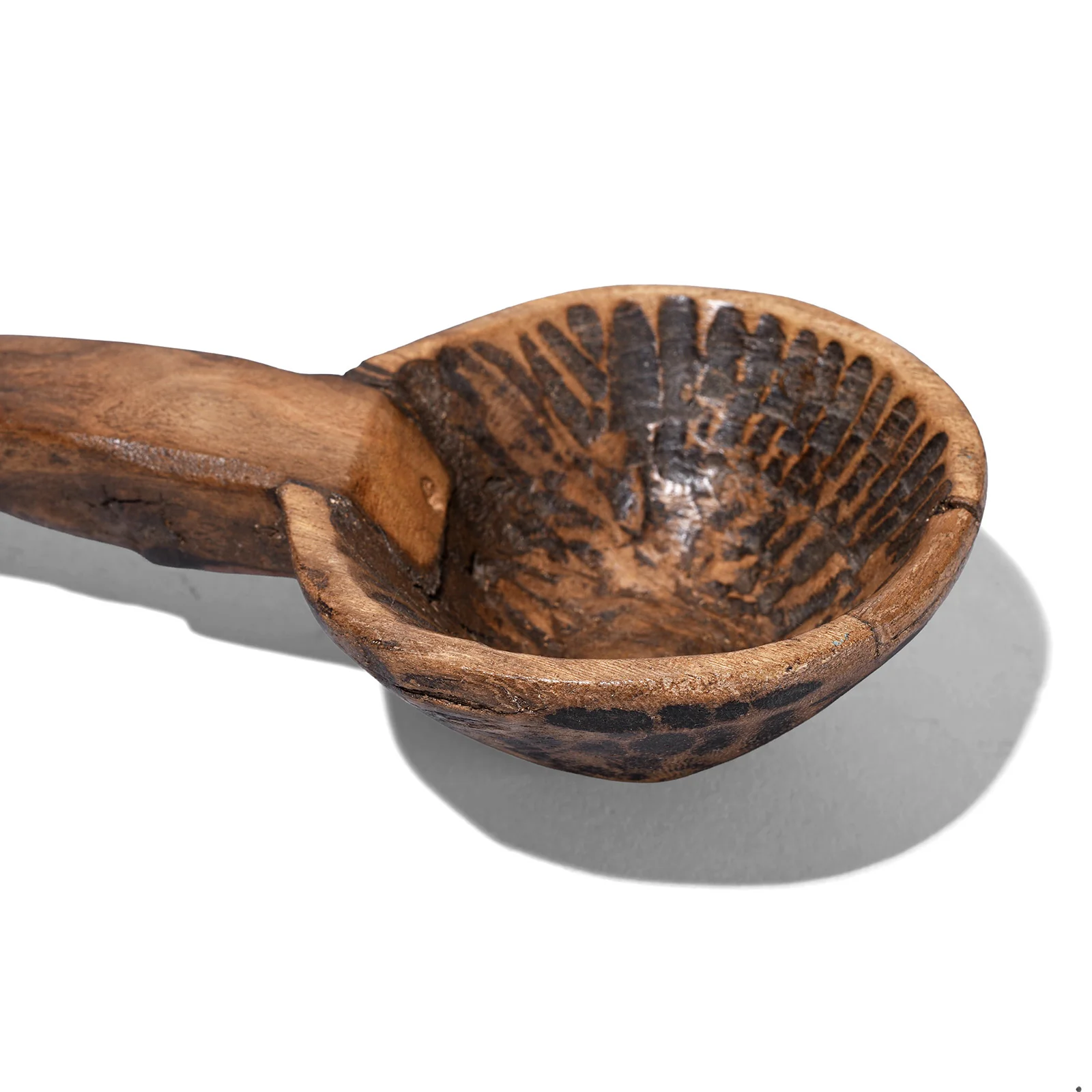 Vintage Wooden Spoon From Banswara - Rajasthan - Image 2