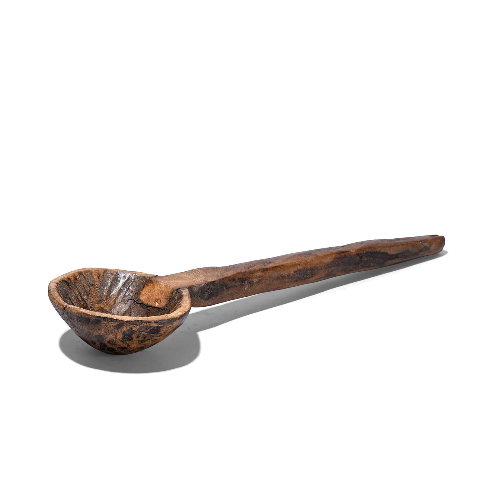 Vintage Wooden Spoon From Banswara - Rajasthan - Image 3