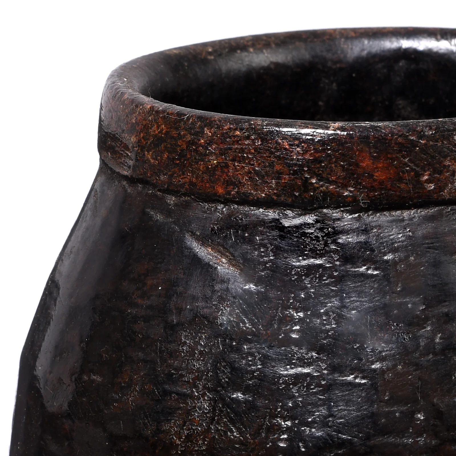 Vintage Indian Stone Plant Pot - Ca 1920's - Image 2