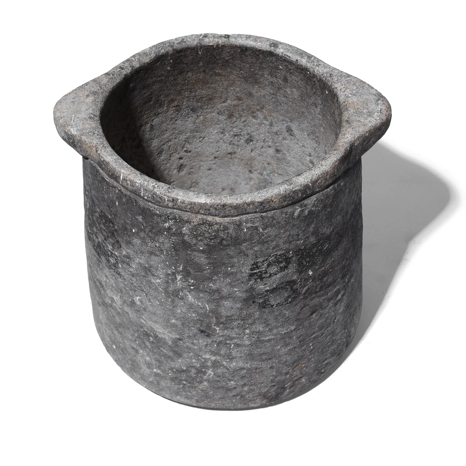 Vintage Indian Stone Plant Pot - Ca 1920's - Image 3