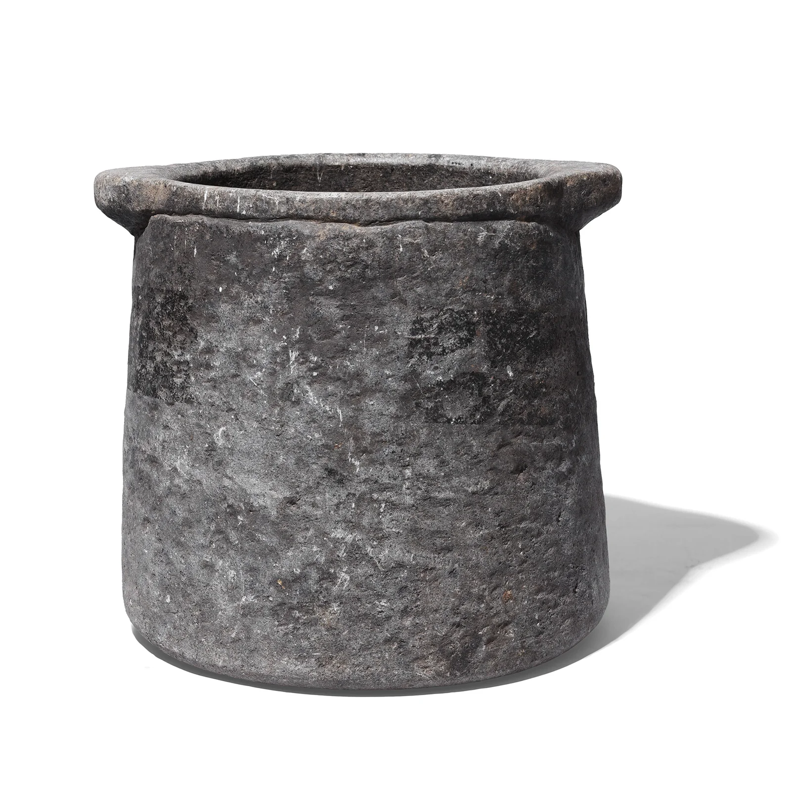 Vintage Indian Stone Plant Pot - Ca 1920's - Image 5