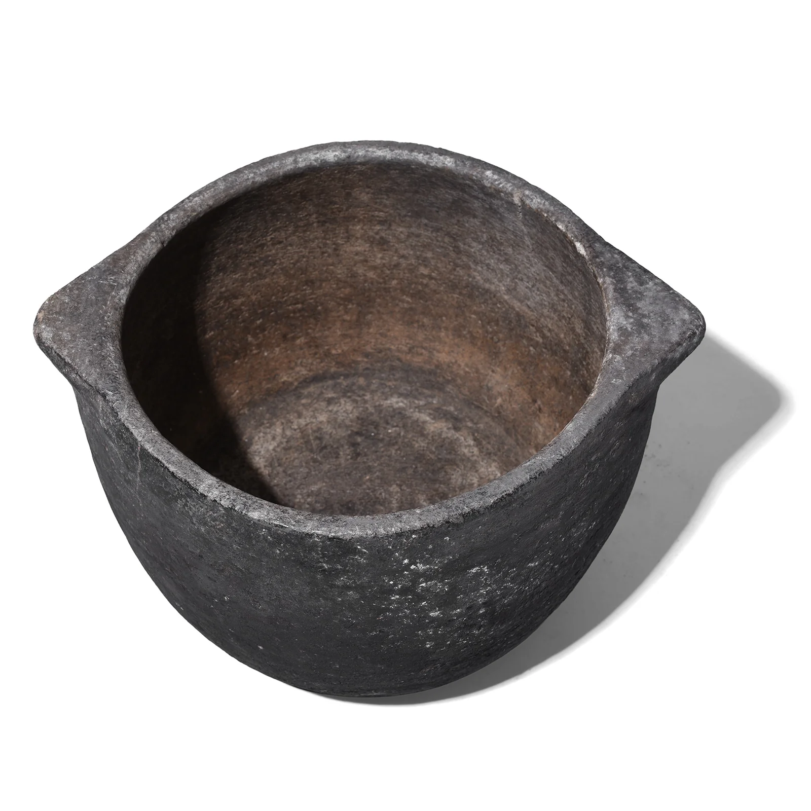 Vintage Indian Stone Plant Pot - Ca 1920's - Image 3