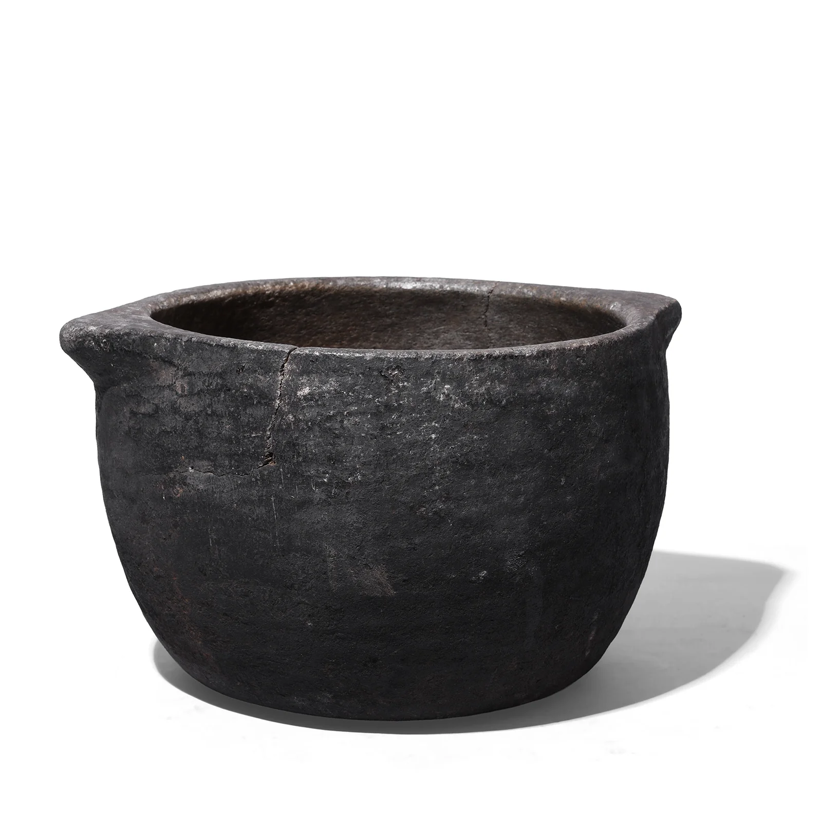 Vintage Indian Stone Plant Pot - Ca 1920's - Image 4