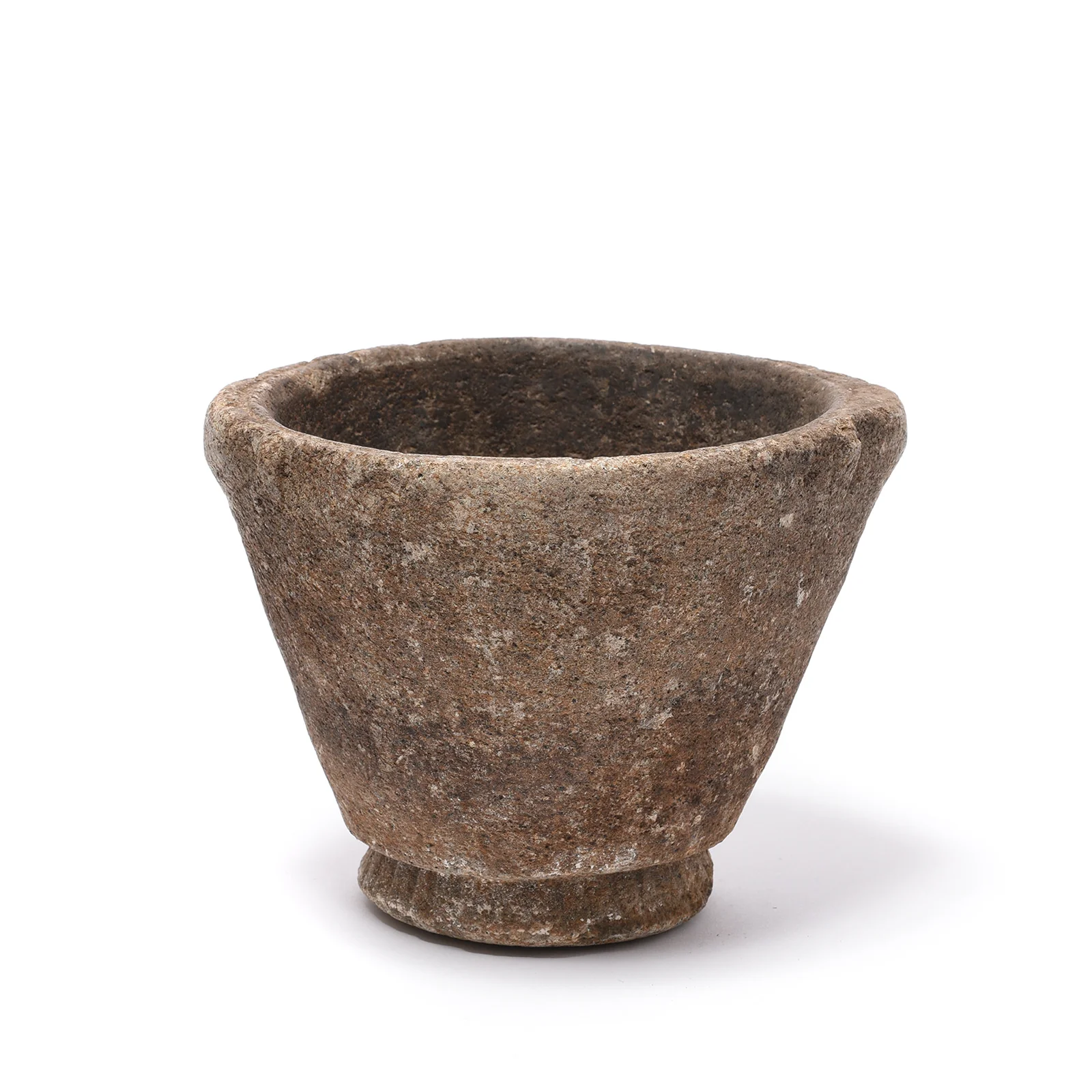 Vintage Indian Stone Plant Pot - Ca 1920's
