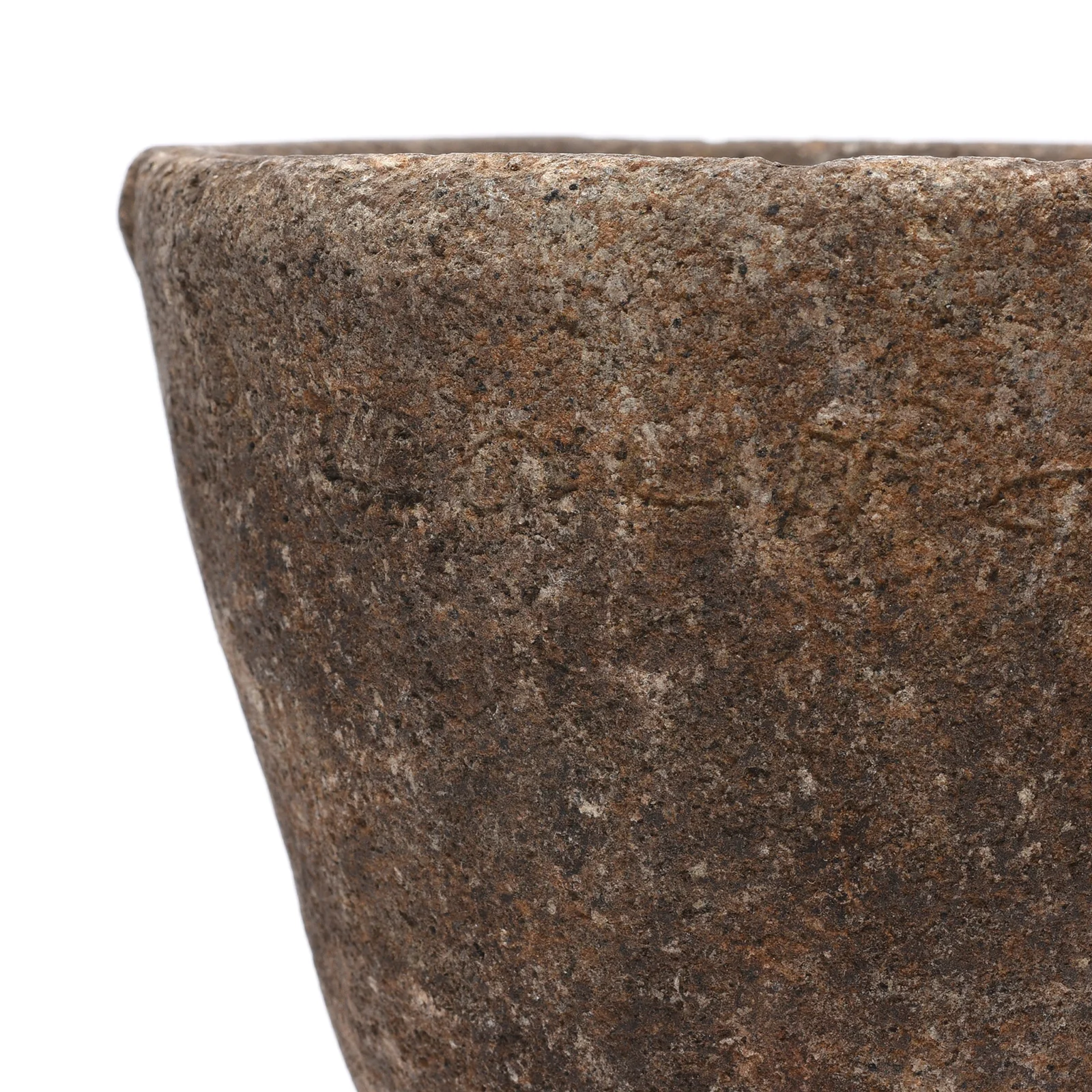 Vintage Indian Stone Plant Pot - Ca 1920's - Image 2