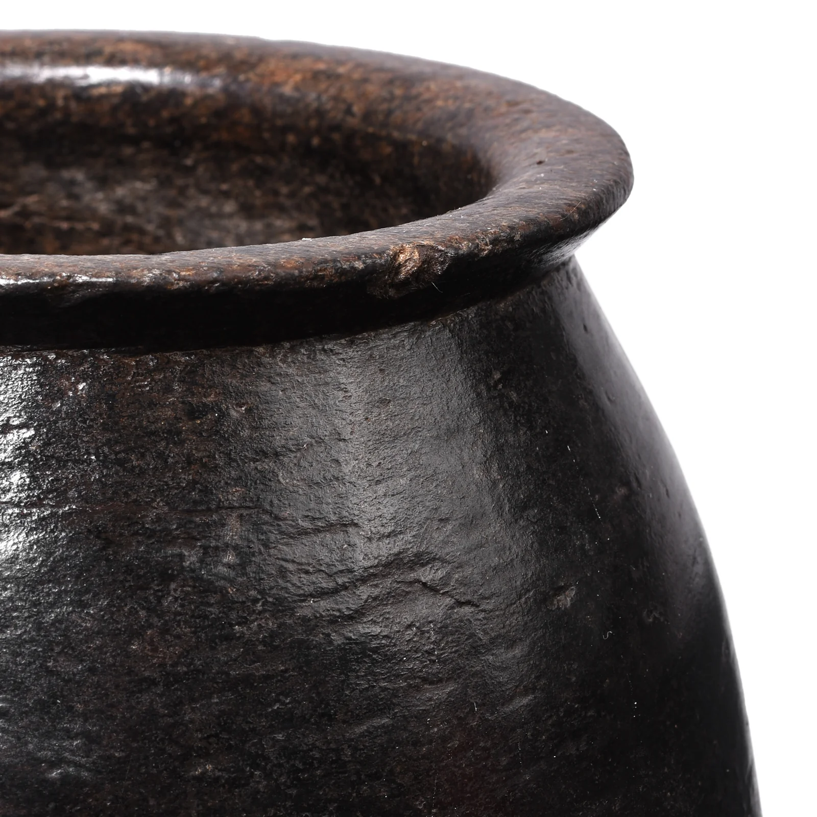 Vintage Indian Stone Plant Pot - Ca 1920's - Image 3