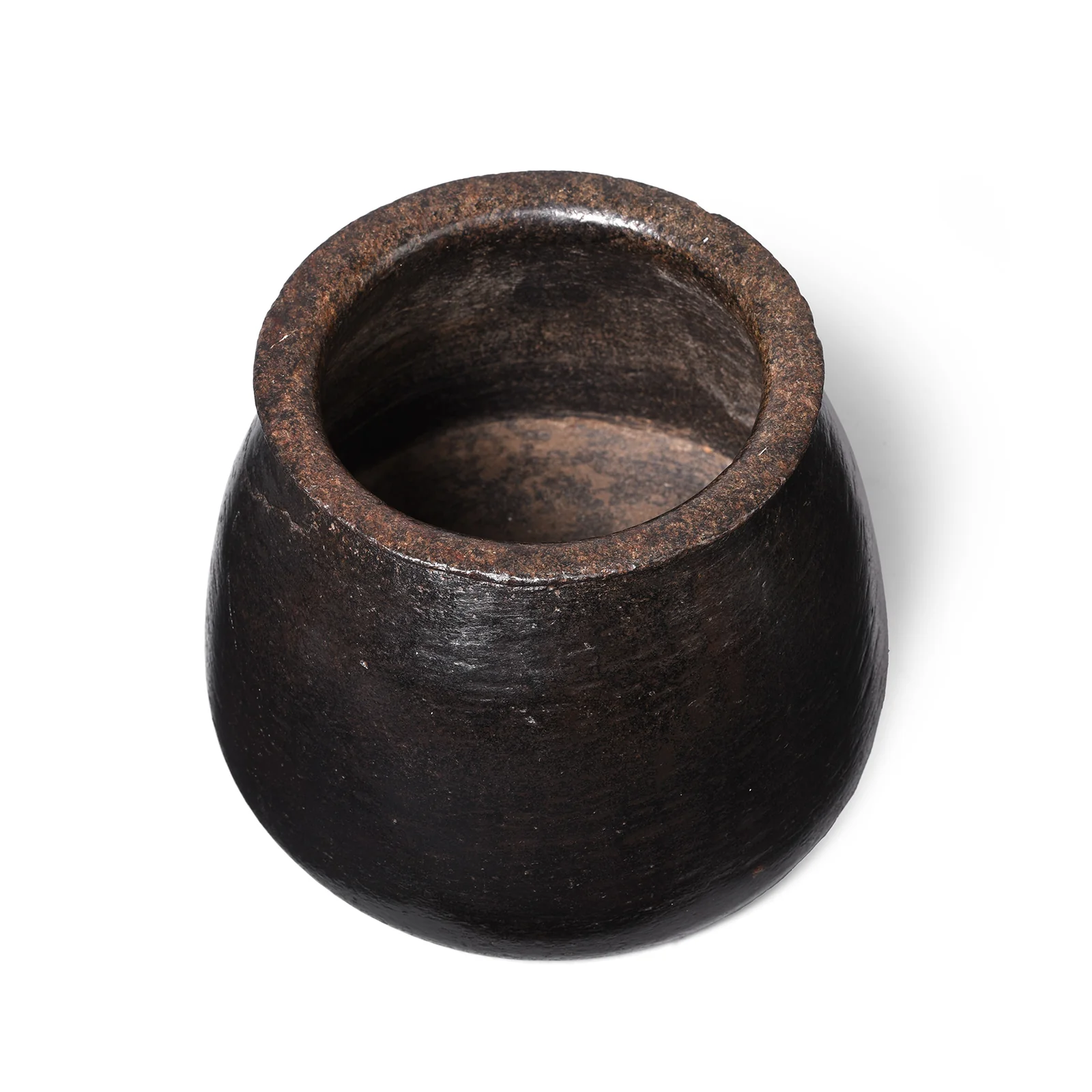 Vintage Indian Stone Plant Pot - Ca 1920's - Image 4