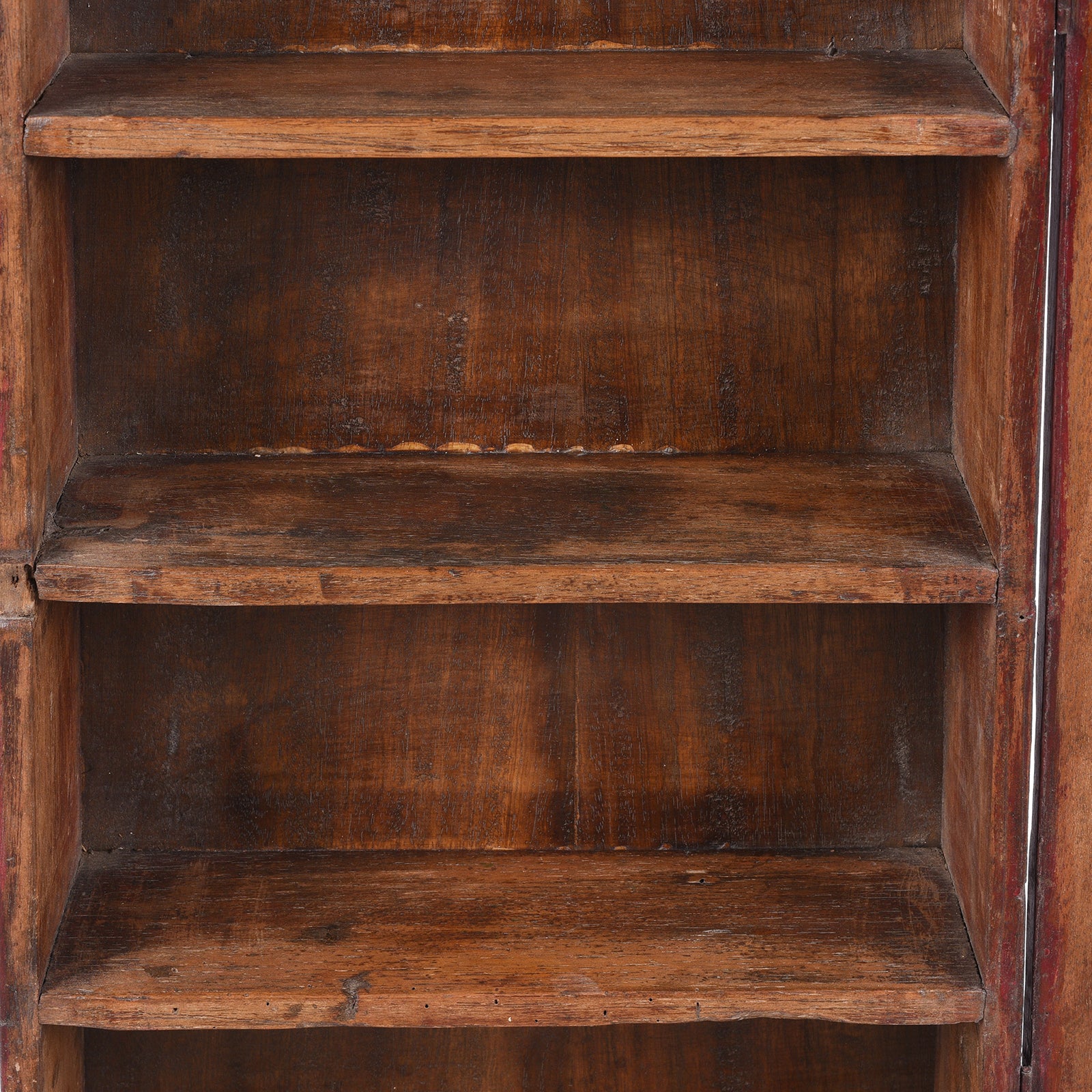 Tall Teak Glazed Wall Cabinet - Ca 1930 - Image 3