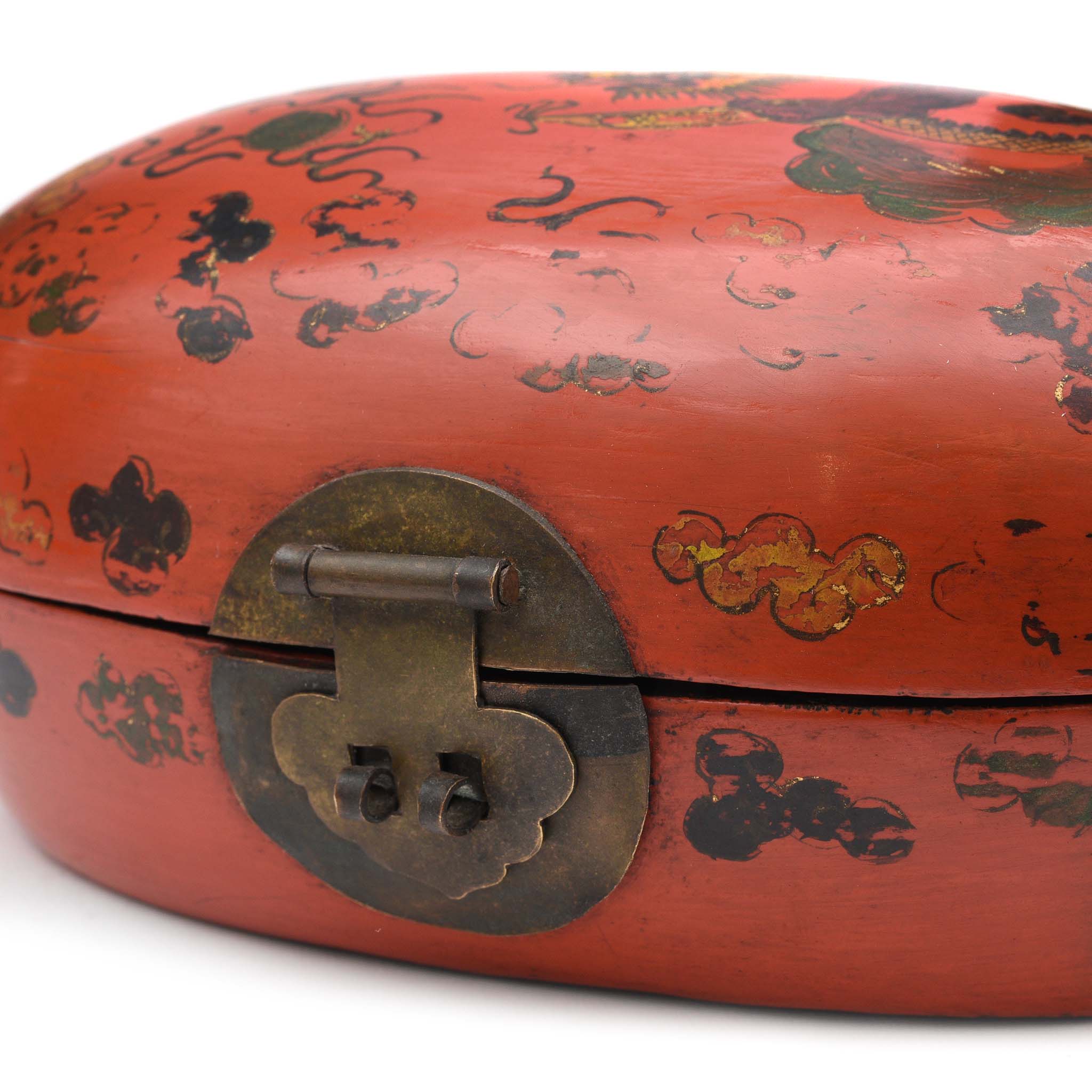 Vintage Lacquer Jewellery Box From Peking - Image 3