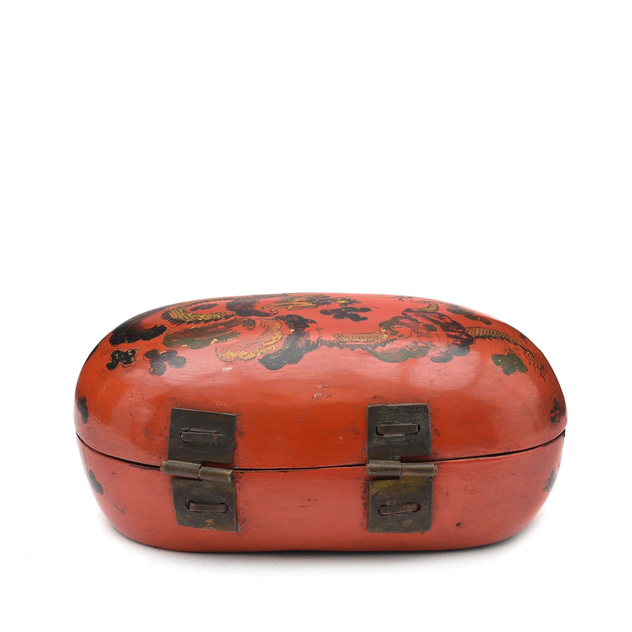 Vintage Lacquer Jewellery Box From Peking - Image 5