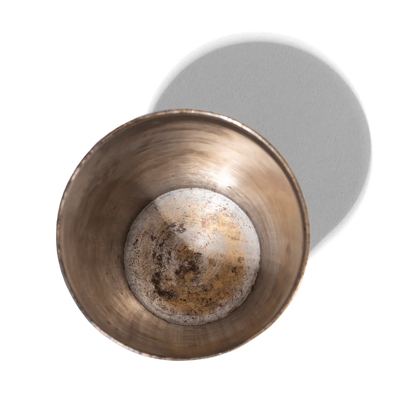 Vintage Lassi Cup - Nickel Plated Engraved Brass - Image 6