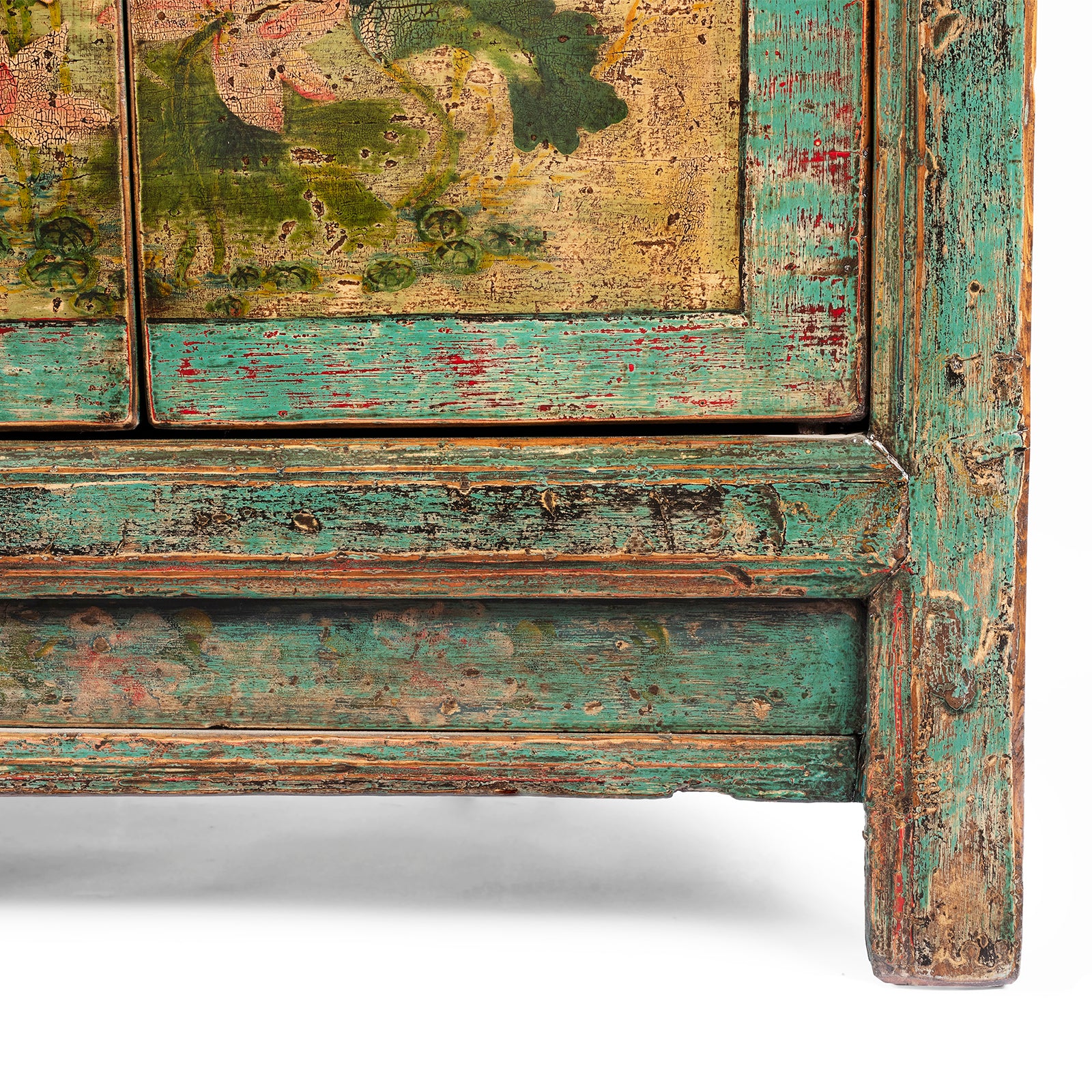 Vintage Mint Painted Sideboard From Shanxi - Image 9