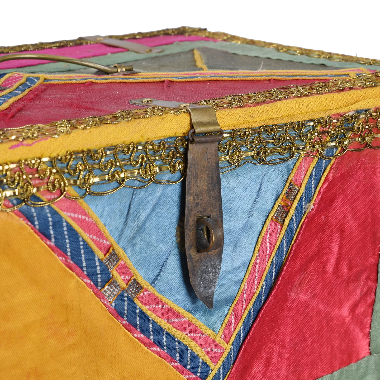 Vintage Multi Coloured Box From Rajasthan - Ca 1950 - Image 3