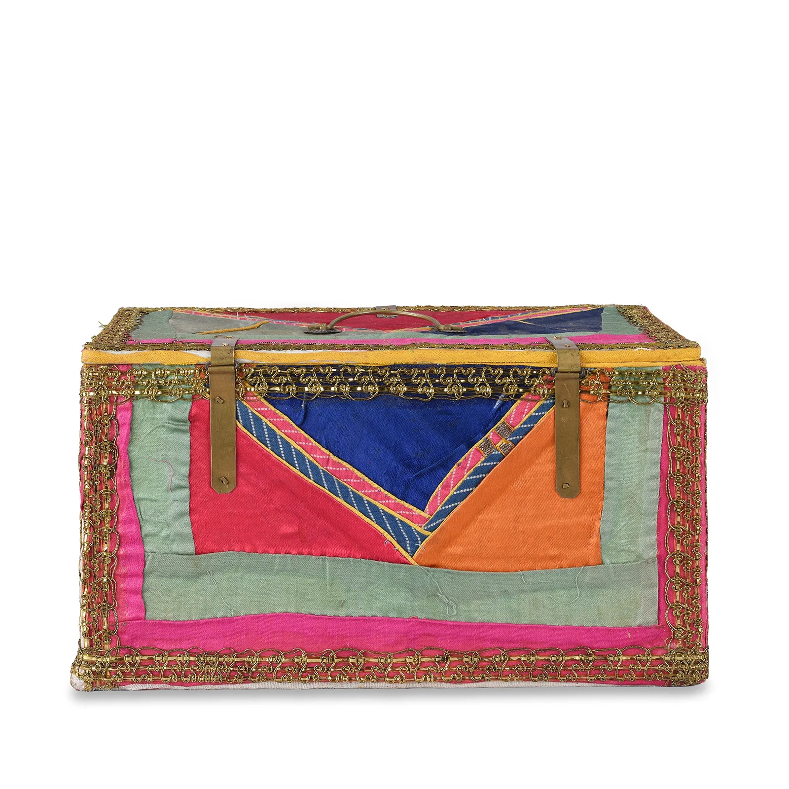 Vintage Multi Coloured Box From Rajasthan - Ca 1950 - Image 4