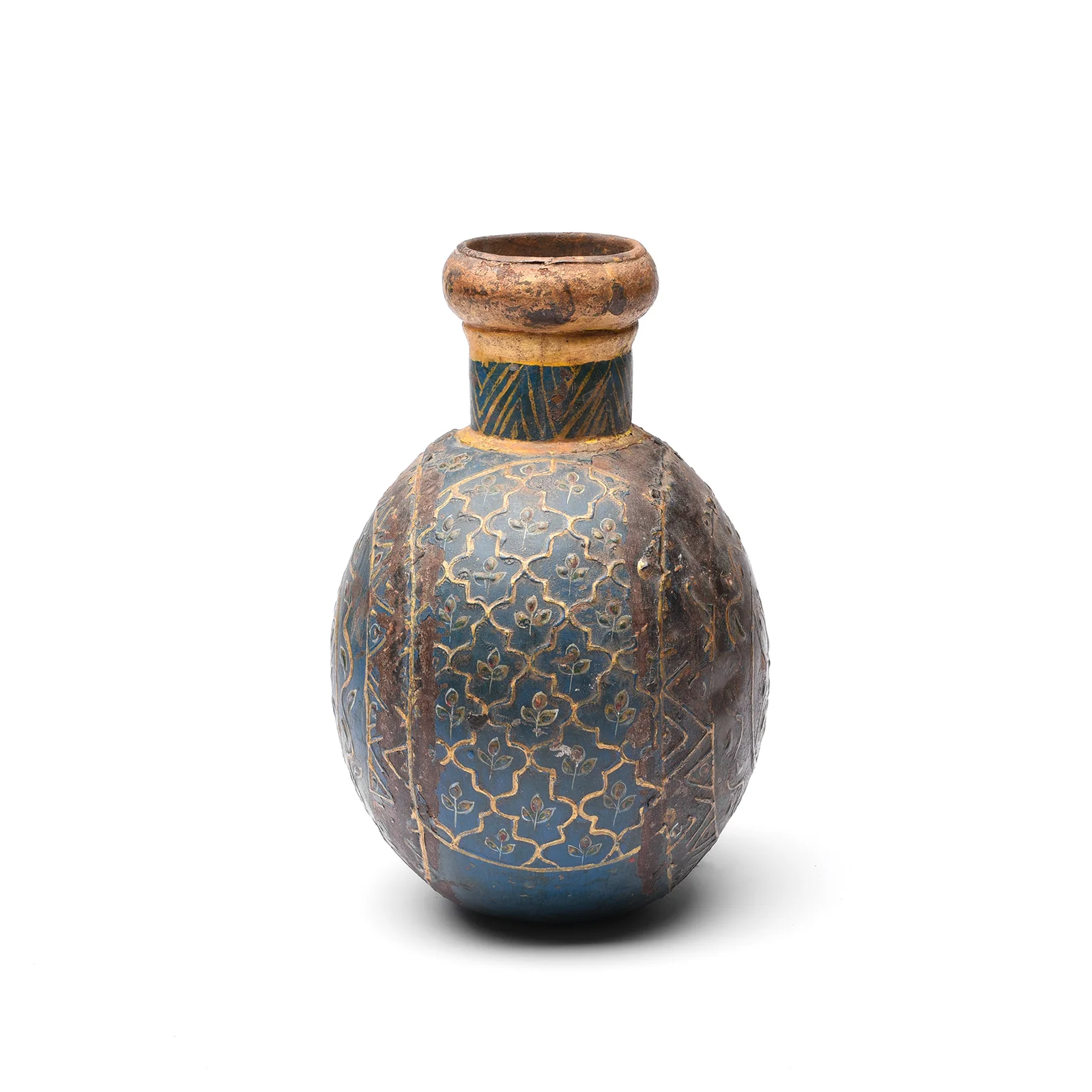 Vintage Oil Pot Bottle From Rajasthan - Image 2