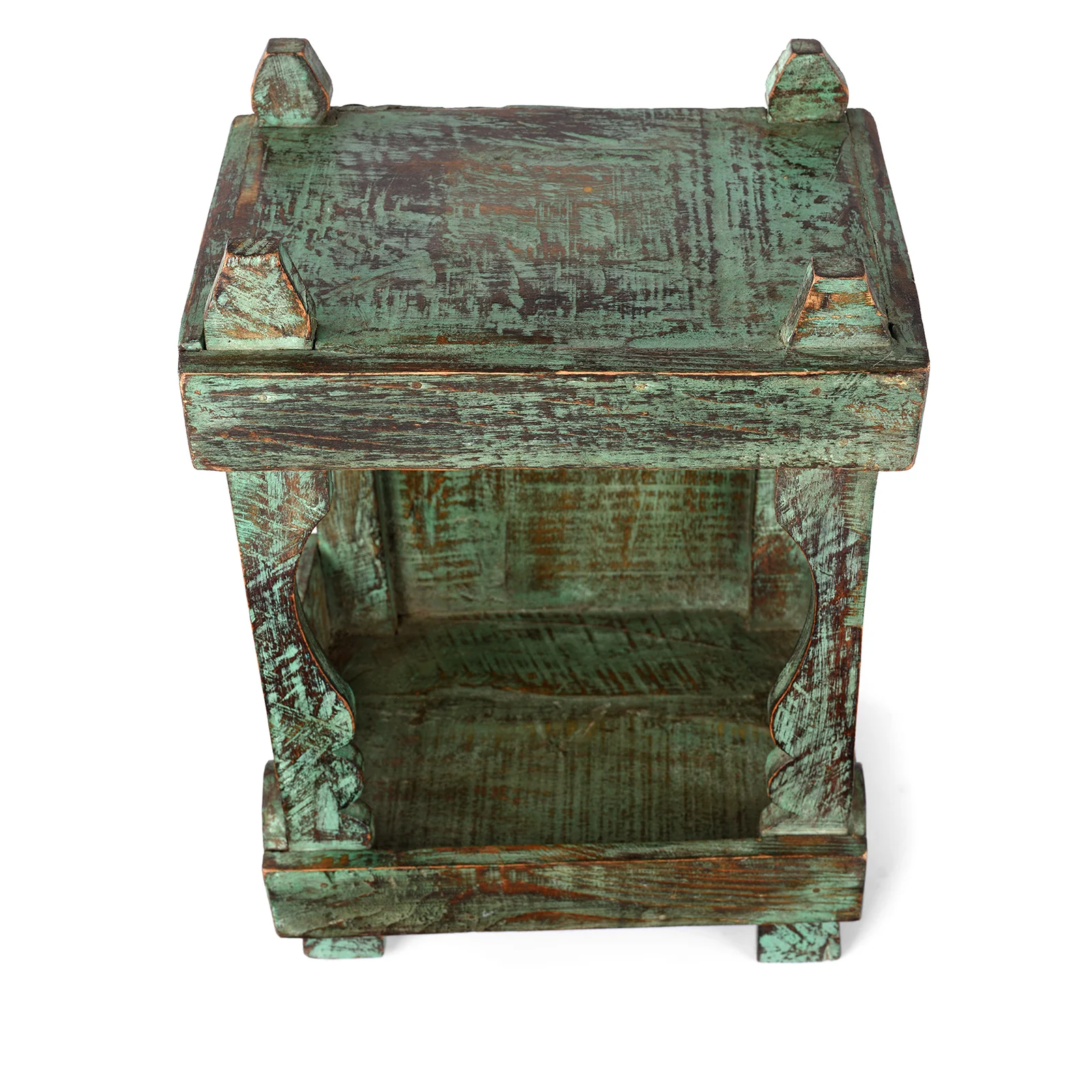 Vintage Painted House Temple From Rajasthan - Ca 1940 - Image 3