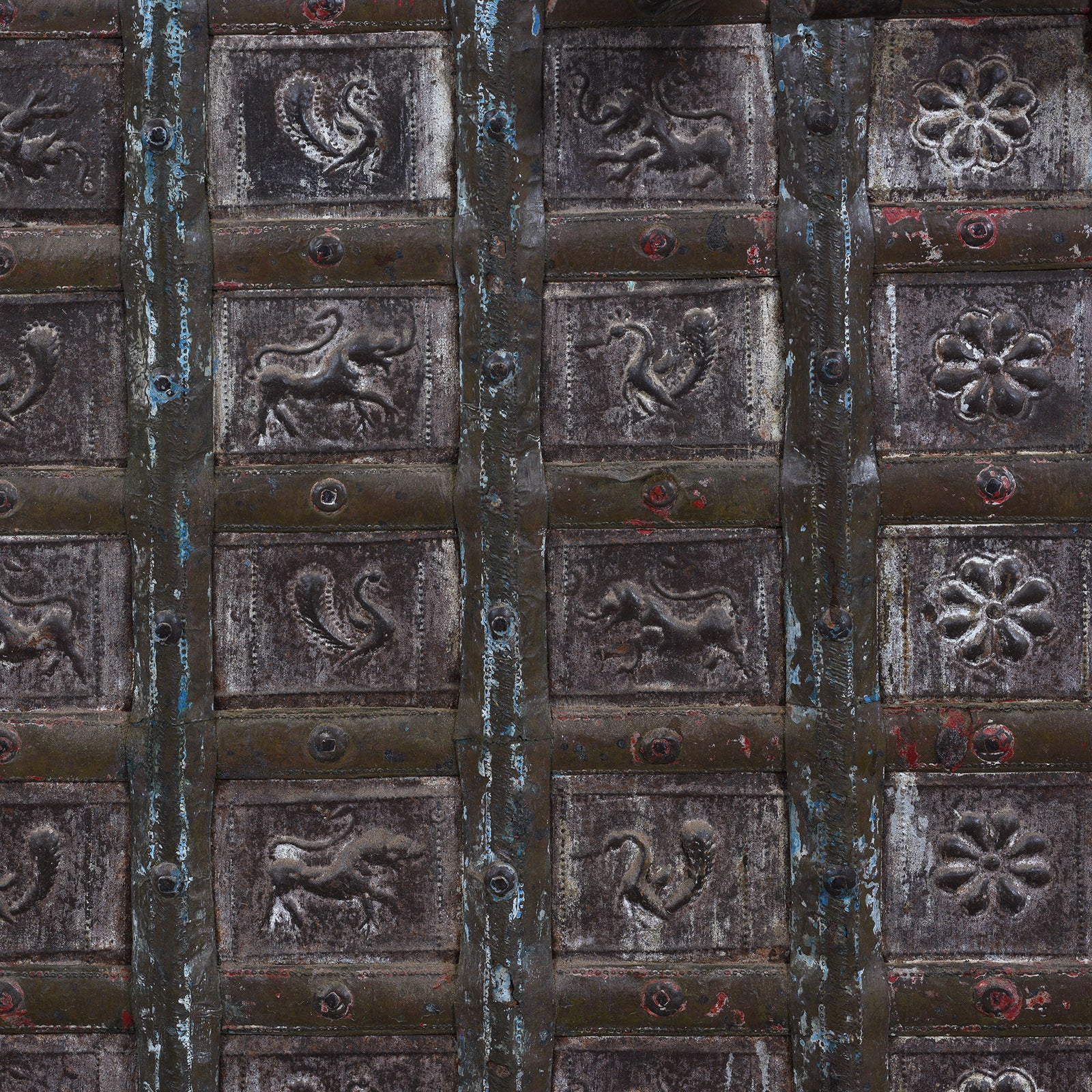 Painted Pithara Console Chest - 19th Century - Image 5