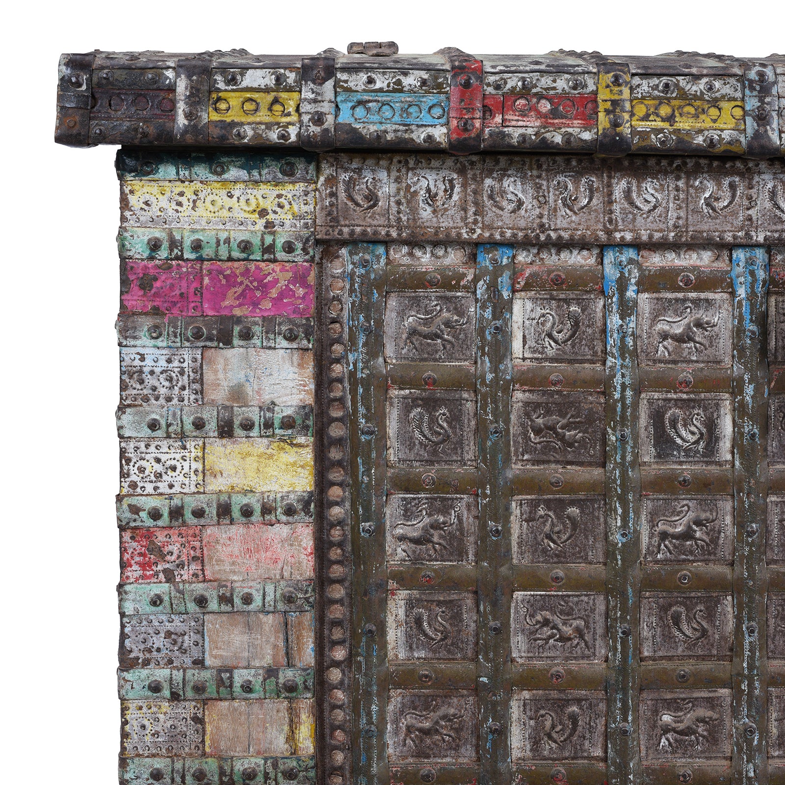 Painted Pithara Console Chest - 19th Century - Image 7