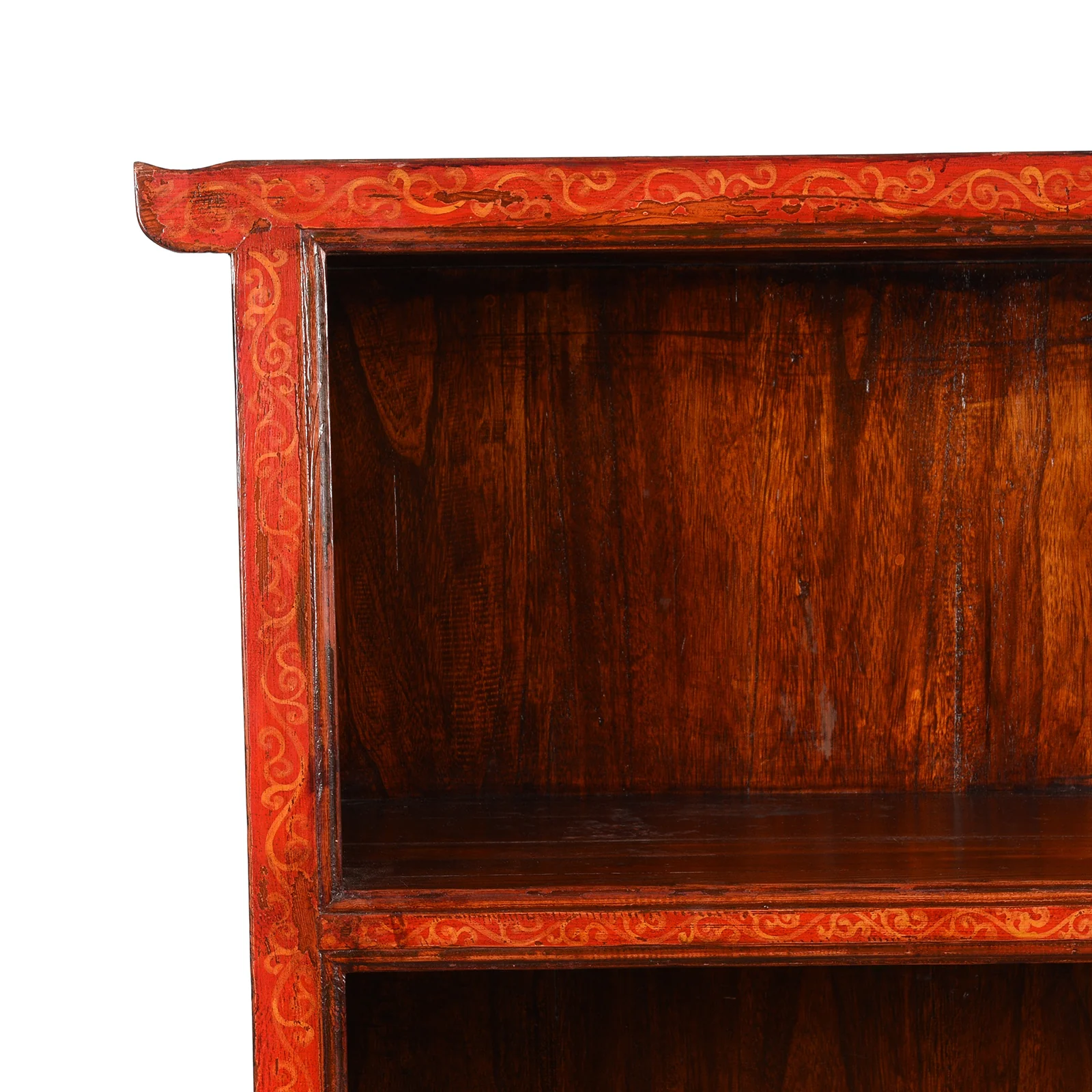 Painted Mongolian Bookshelf - Ca 1920 - Image 8