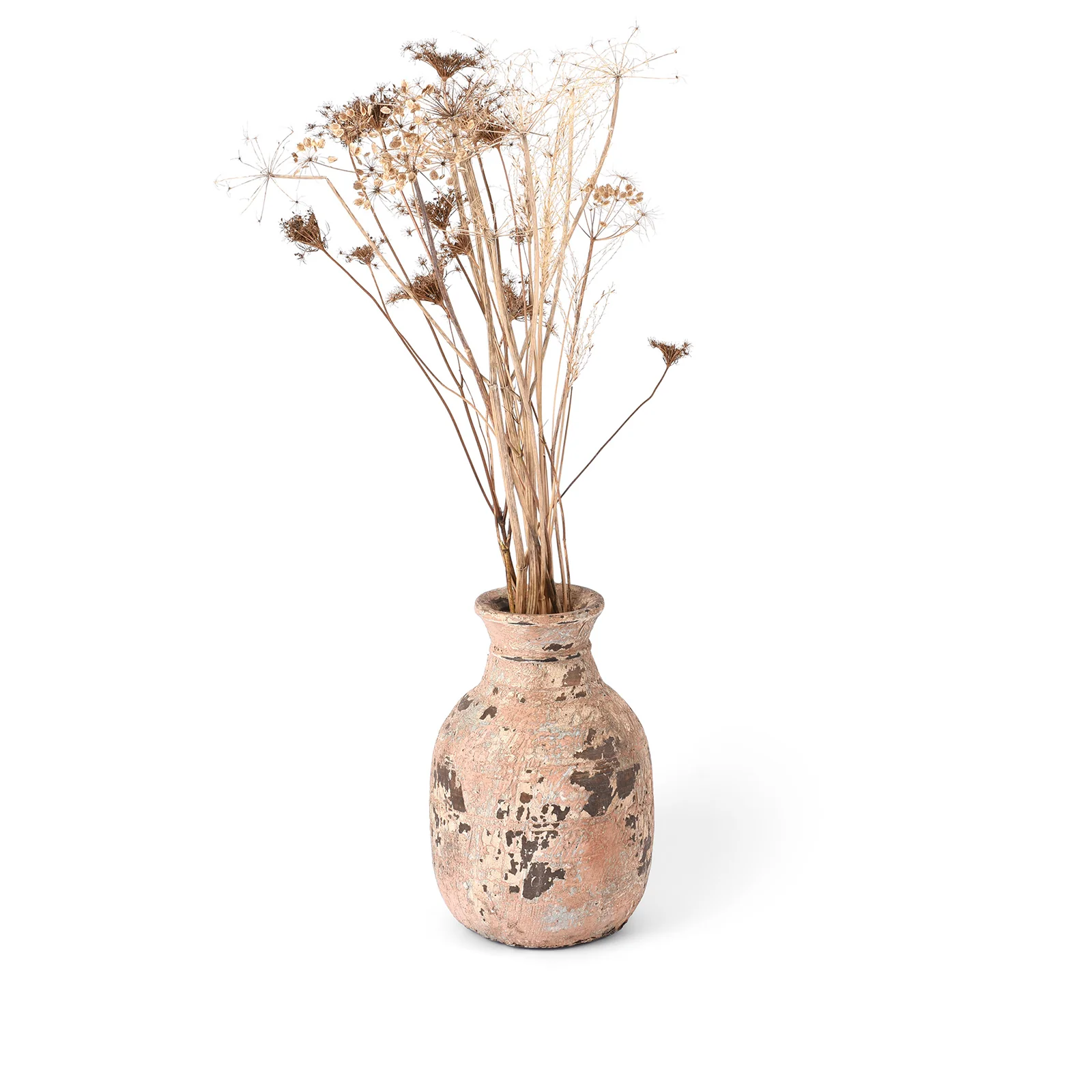 Vintage Painted Wood Pot From Kullu - Image 4