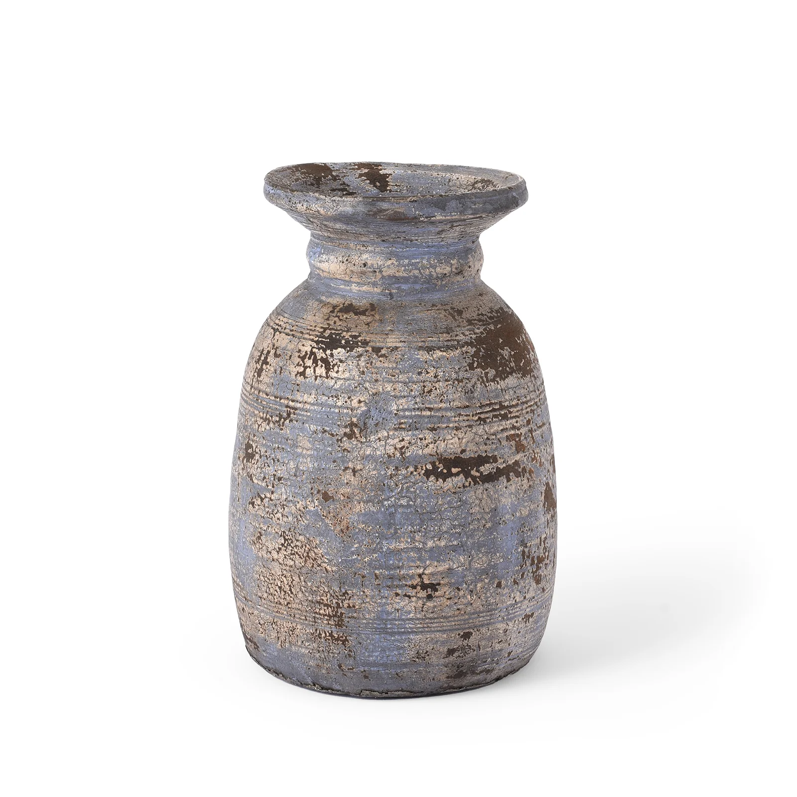 Vintage Painted Wood Pot From Kullu - Image 7