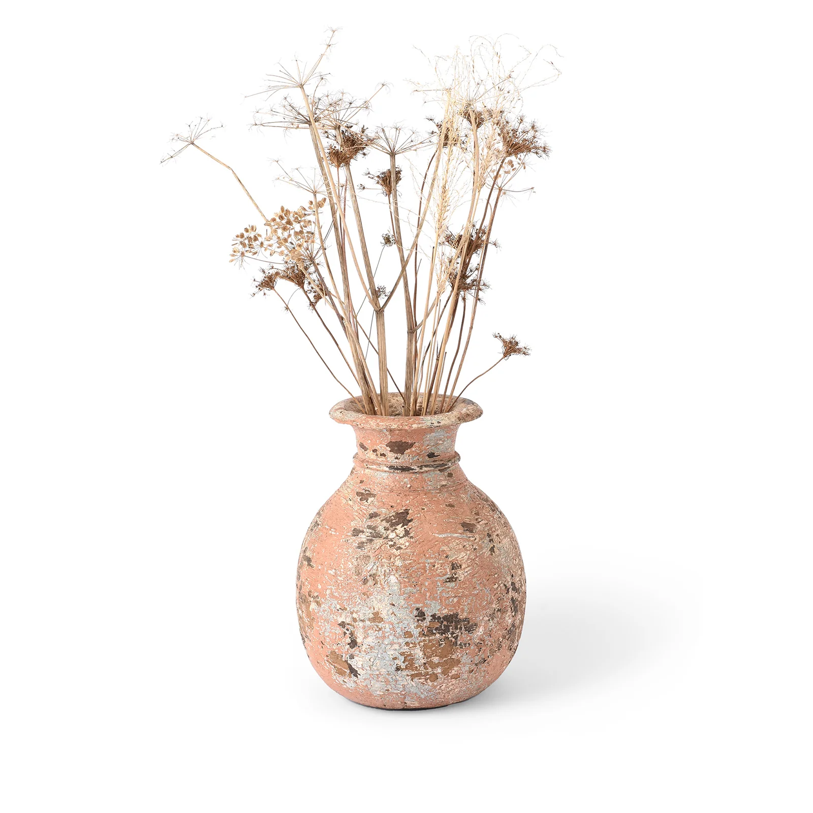 Vintage Painted Wood Pots From Kullu