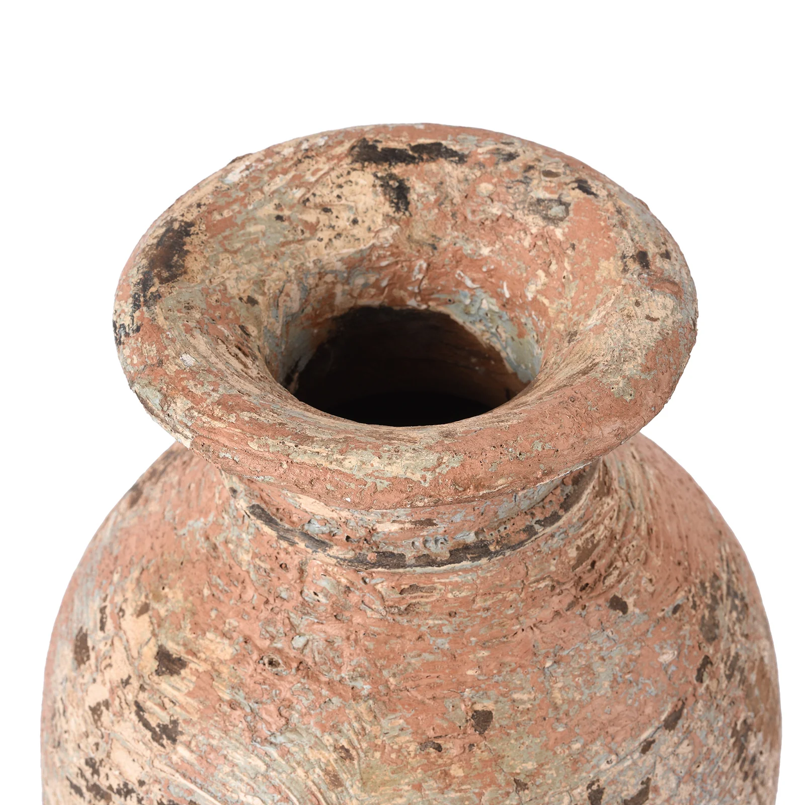 Vintage Painted Wood Pots From Kullu - Image 4