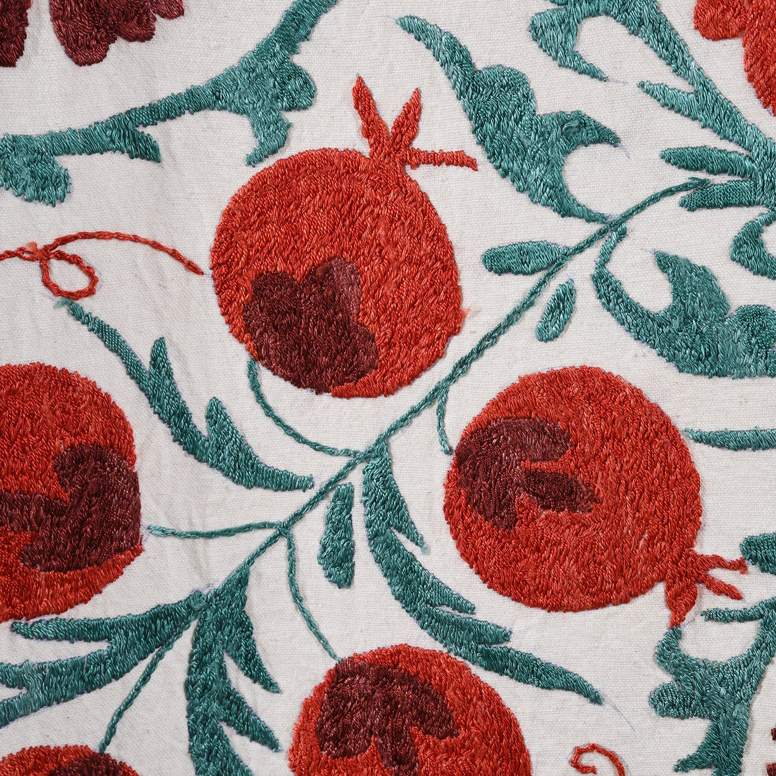 Vintage Suzani Embroidery Throw From Uzbekistan - Image 4