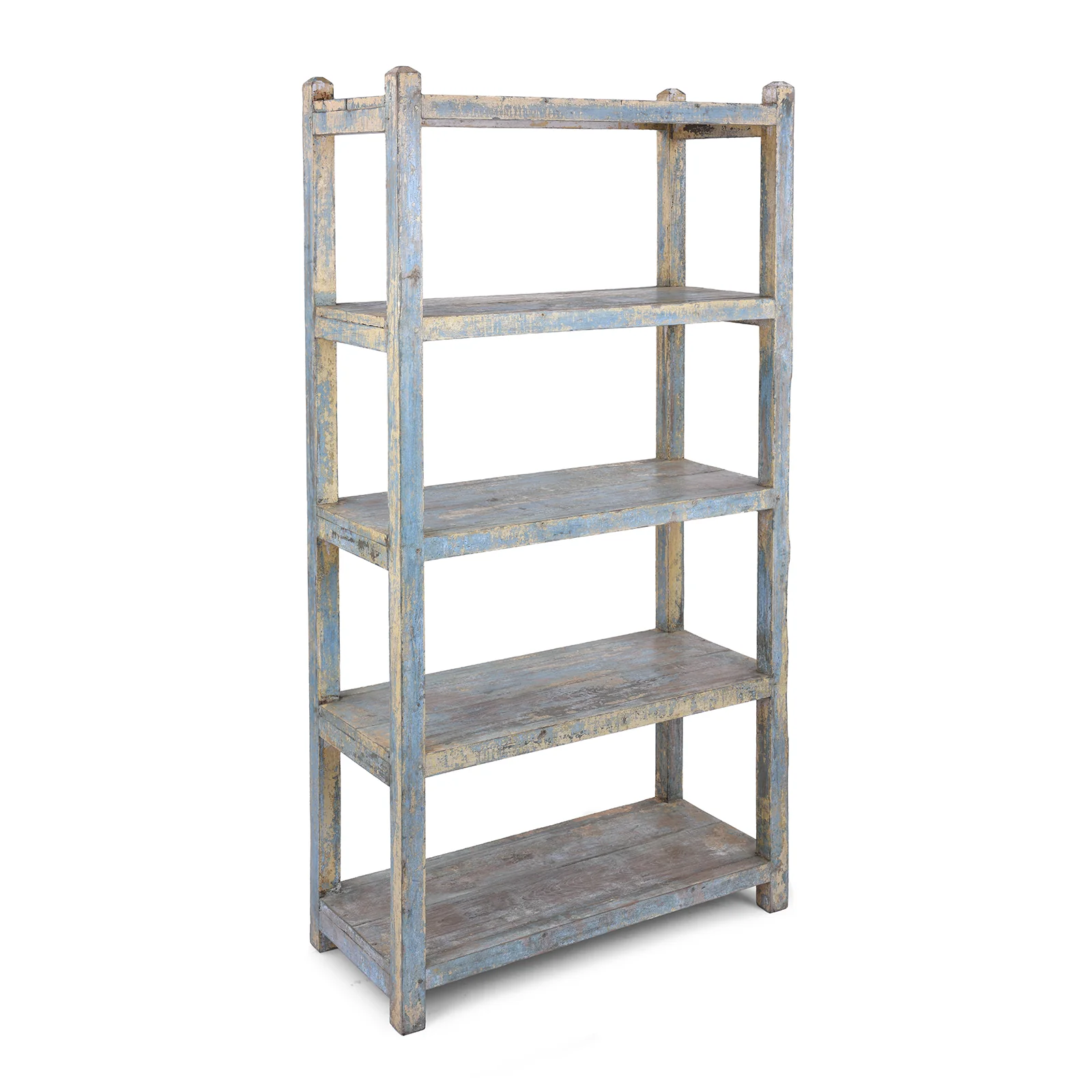 Vintage Teak Shelf With Painted Finish - Ca 1930