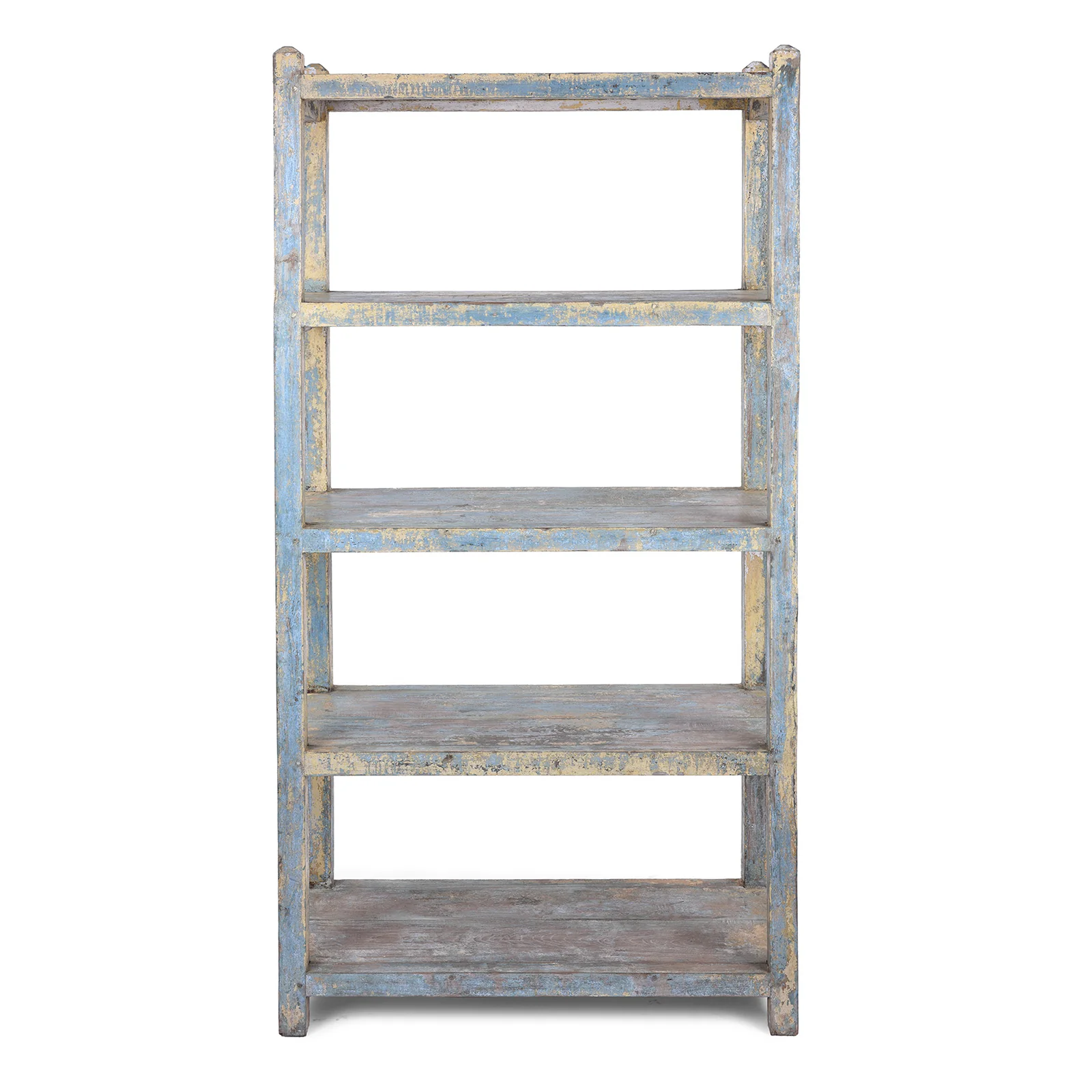 Vintage Teak Shelf With Painted Finish - Ca 1930 - Image 3