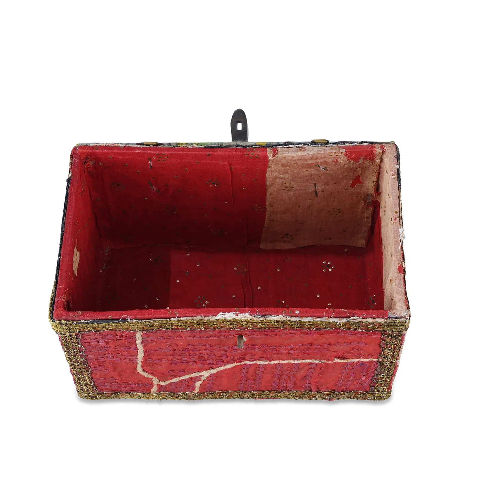 Vintage Red / Green Box From Rajasthan - Ca 1950 - Image 3
