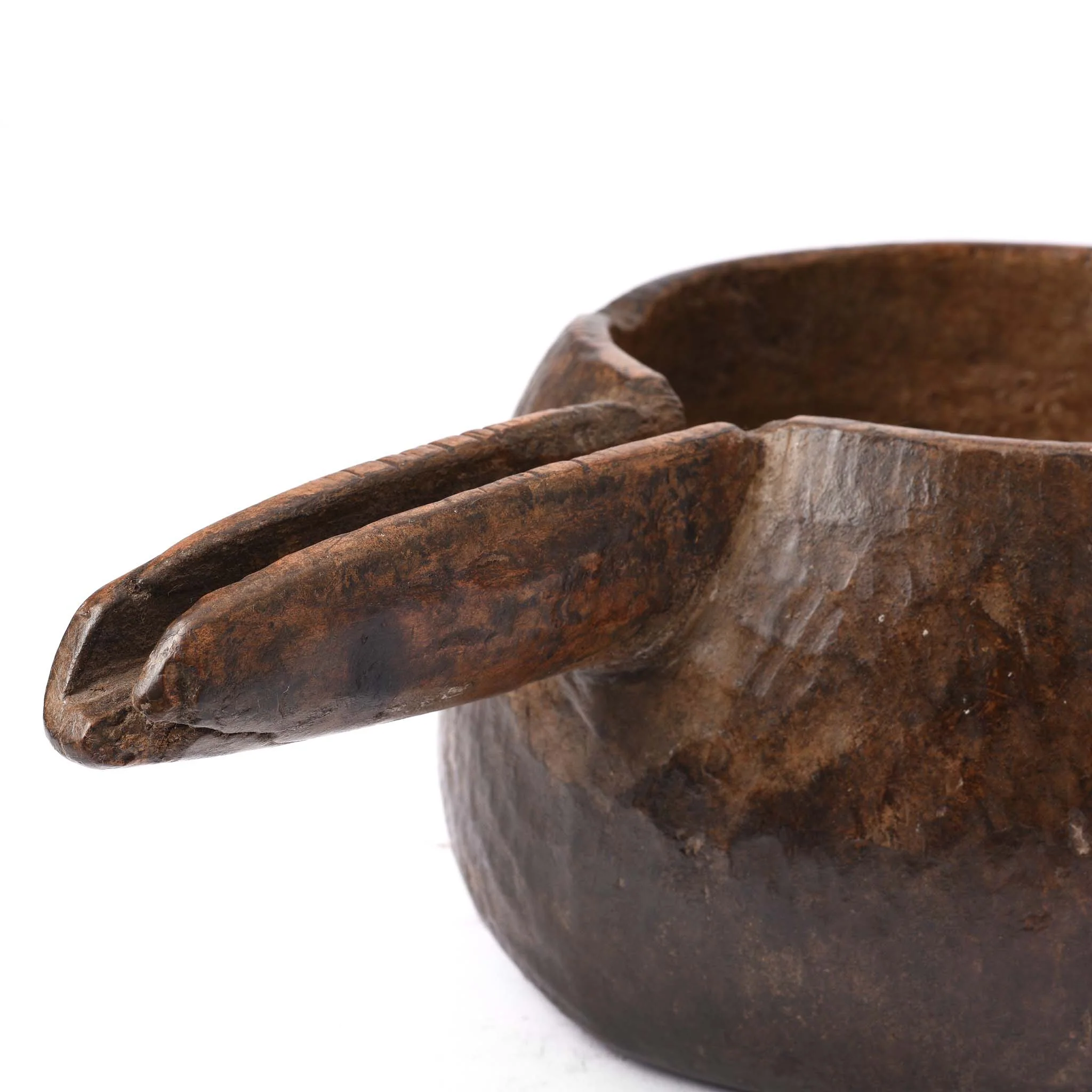 Vintage Wooden Milk Pot From Himachal Pradesh - Ca 1950's - Image 4
