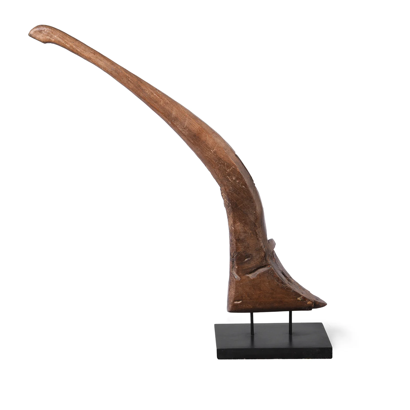 Old Wooden Plough Handles On Stand from Indonesia - Image 4