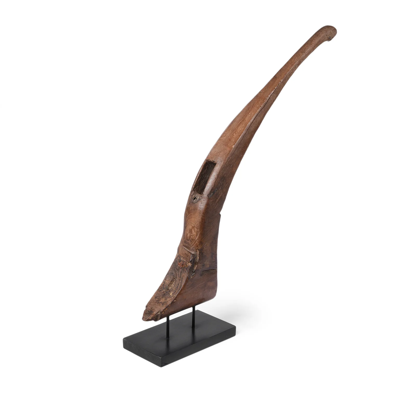 Old Wooden Plough Handles On Stand from Indonesia - Image 5