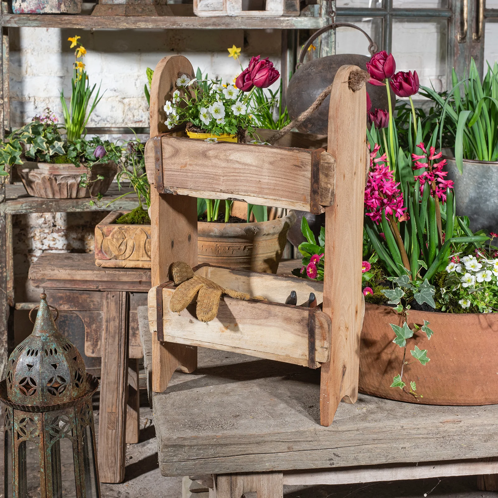 Hanging Brick Mould Storage Shelf - Image 3
