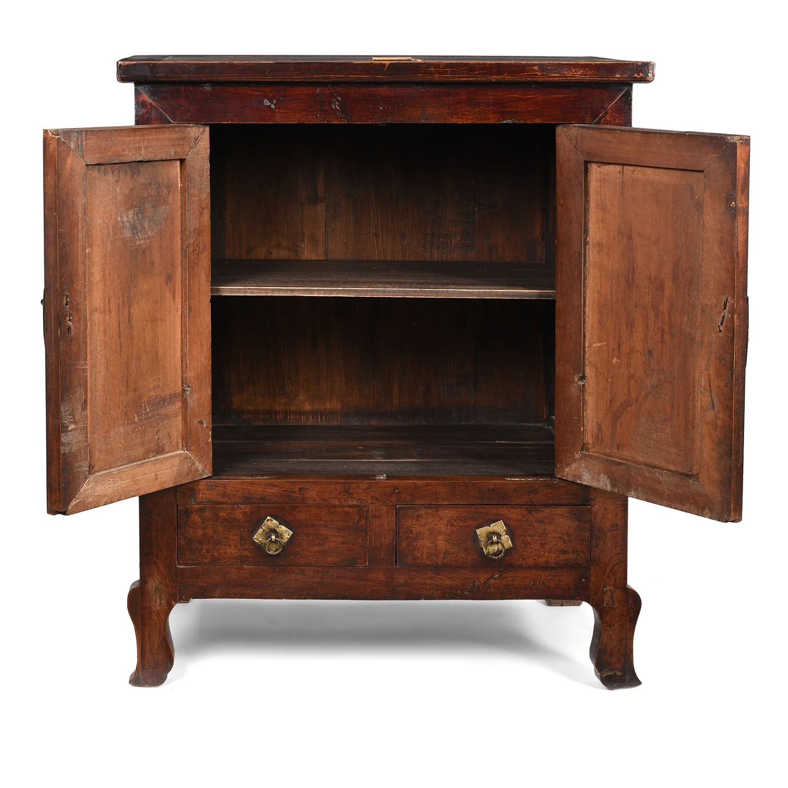 Walnut Chinese Cabinet From Gansu - 19thC - Image 3