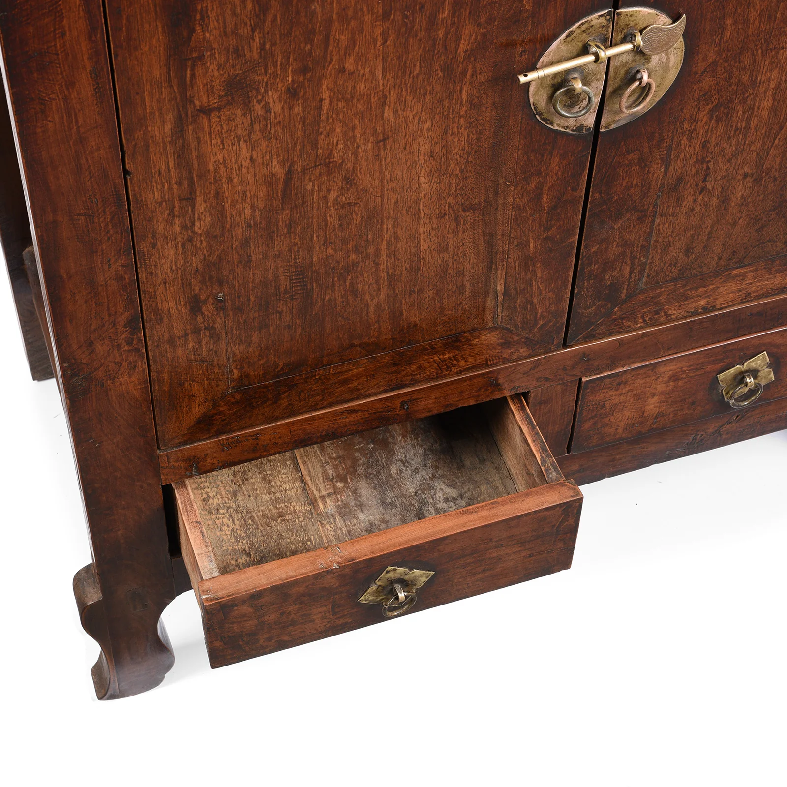 Walnut Chinese Cabinet From Gansu - 19thC - Image 8